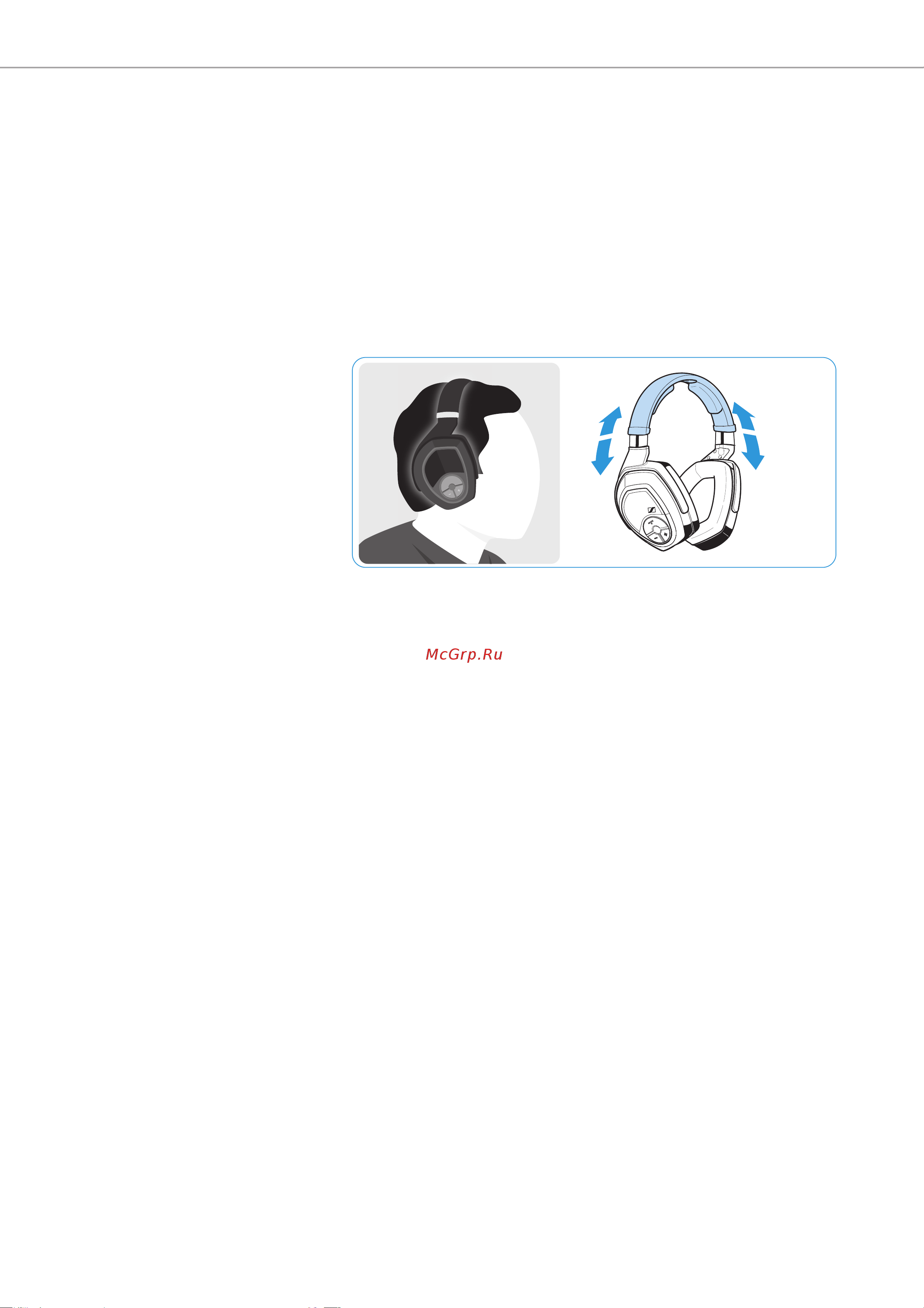 Sennheiser RS 195-U (508675) [20/41] Регулировка оголовья