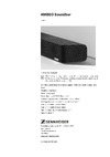 Sennheiser AMBEO soundbar Инструкция