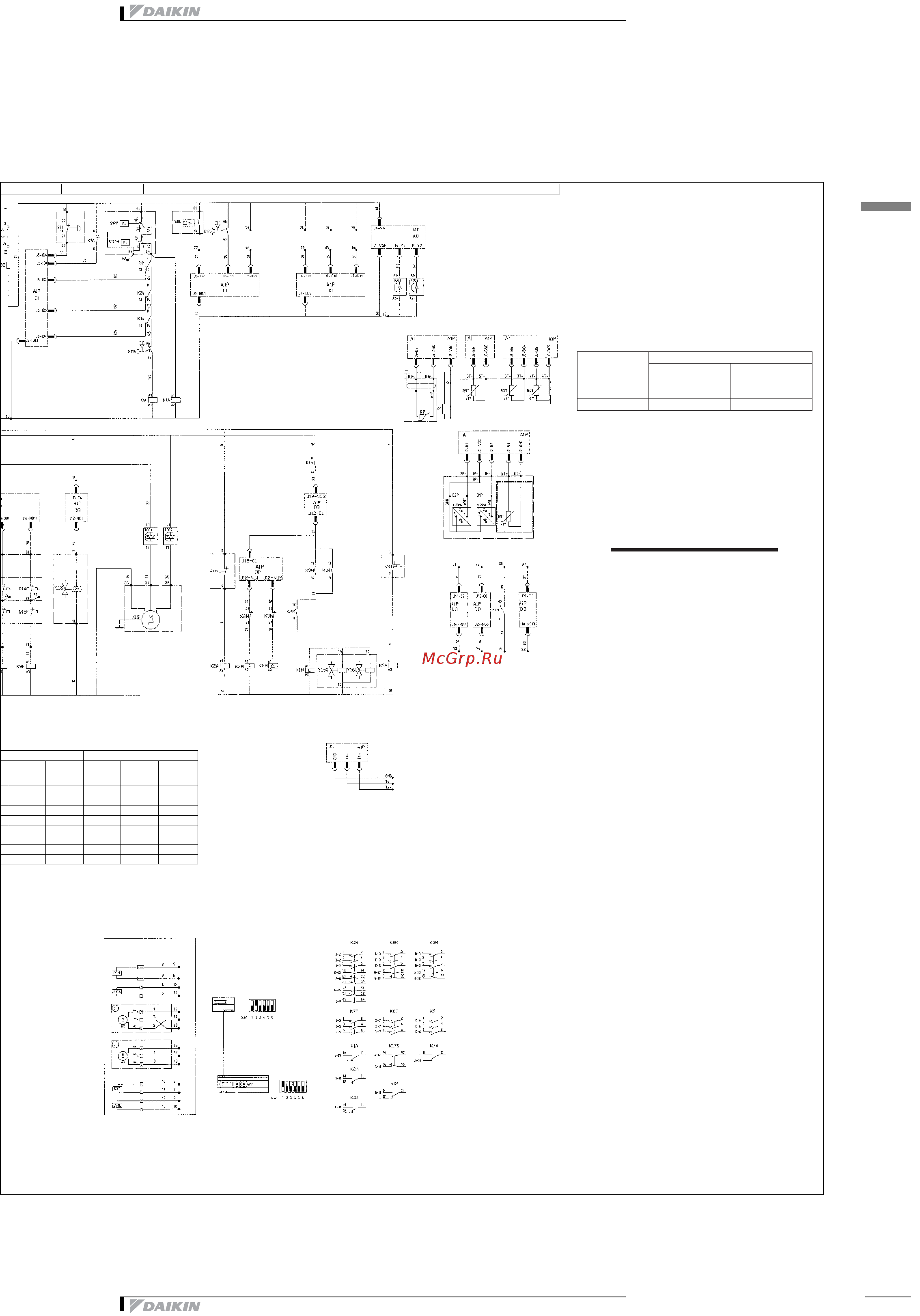 Daikin EWAP540MBYN [27/38] Монтажная схема