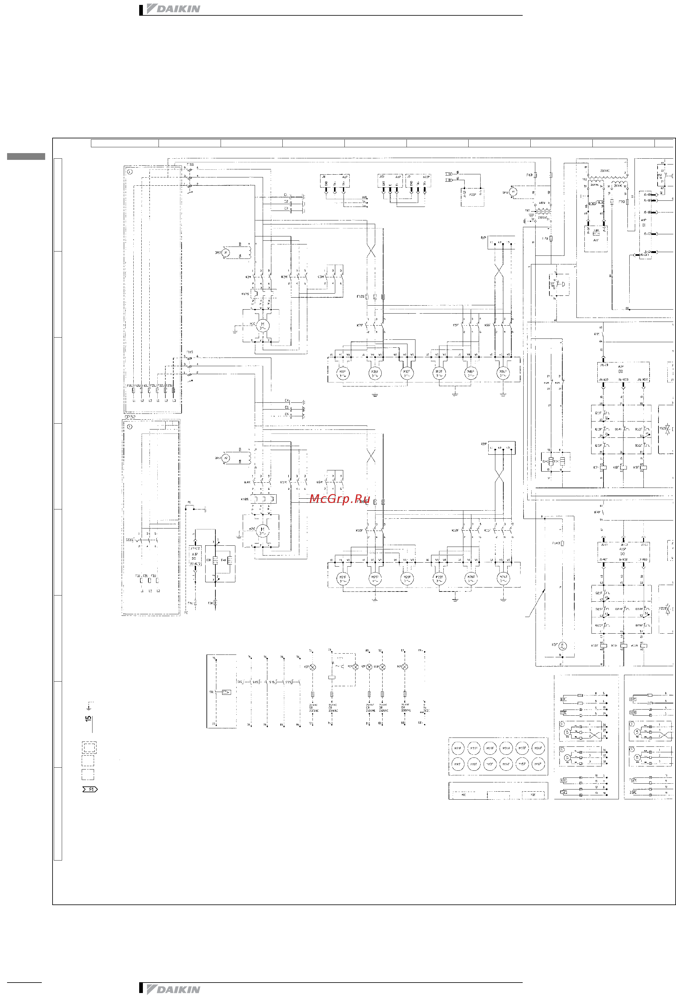 Daikin EWAP200MBYN [28/38] Монтажная схема