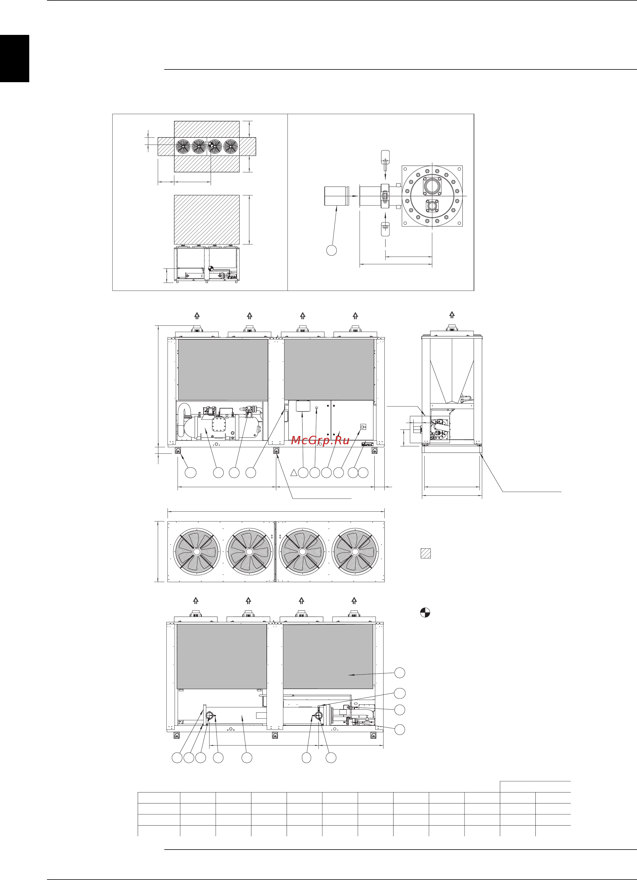 Daikin EWAD460MBYNN [46/452] Outlook drawing ewad120 170mbynn