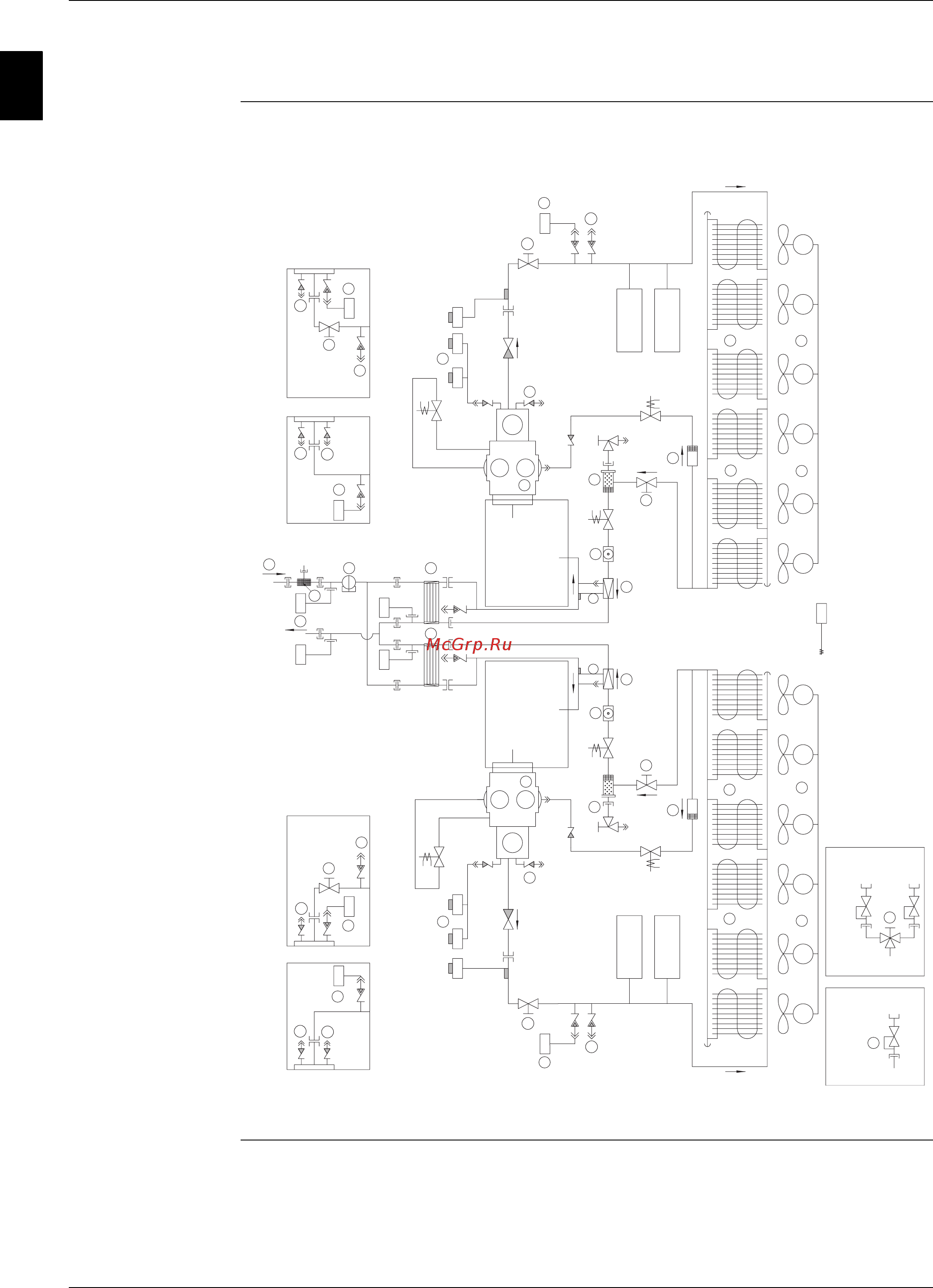 Daikin EWWD440MBYN [78/452] Functional diagram refrigeration circuit ewap400 540mbynn