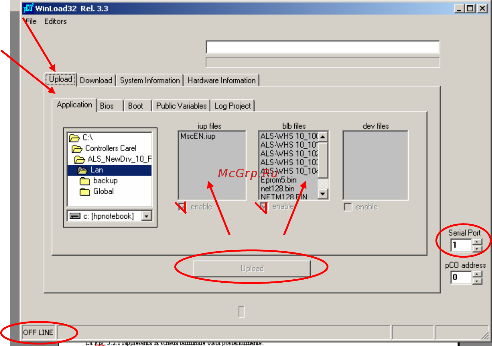 Daikin EWWD480CJYNN [22/28] Appendix 1 software upload to the controller