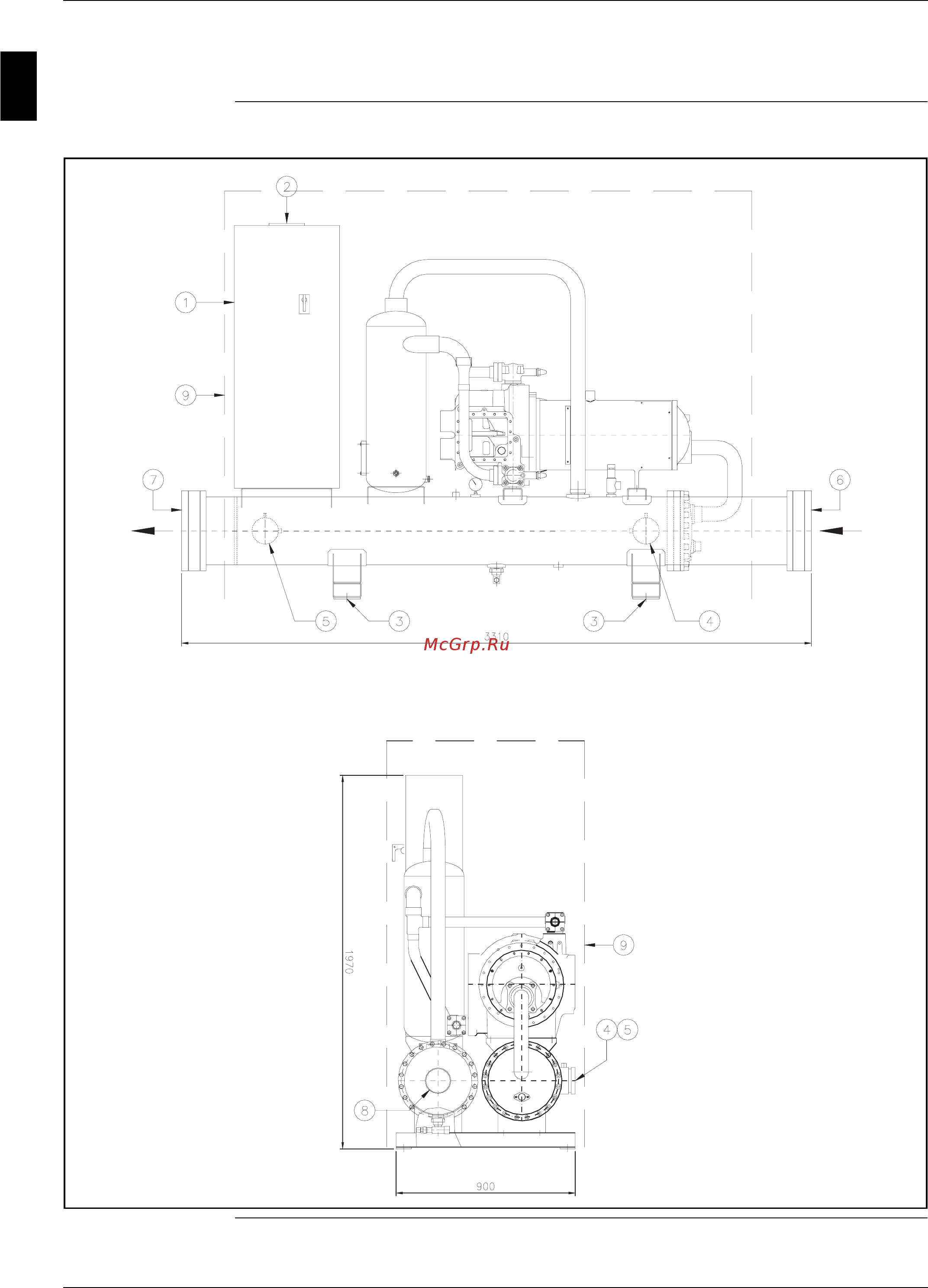 Daikin EWWDC15CJYNN [26/180] Outlook drawing ewwd340 550cjynn