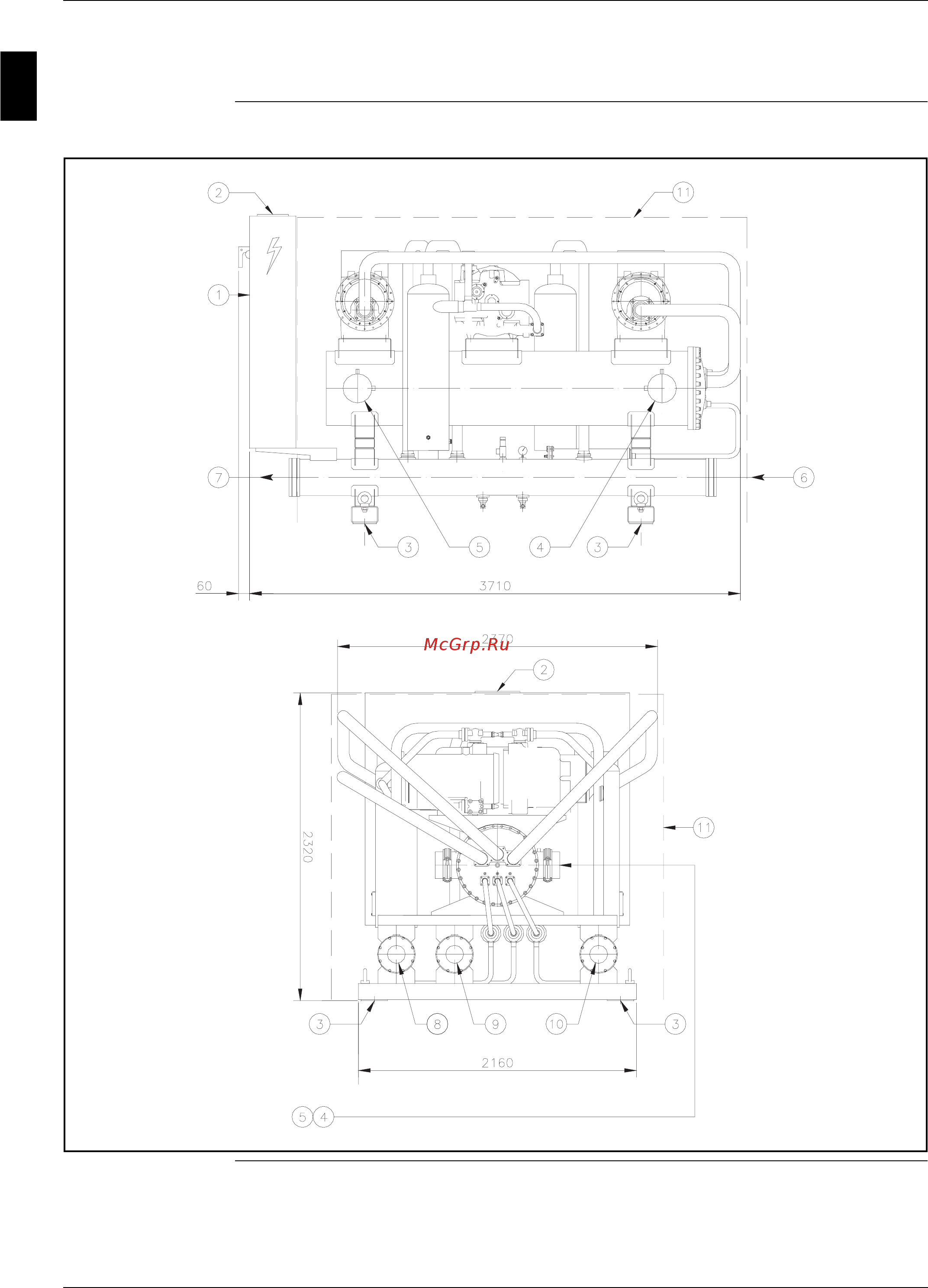 Daikin EWWD480CJYNN [30/180] Outlook drawing ewwdc10 c15cjynn