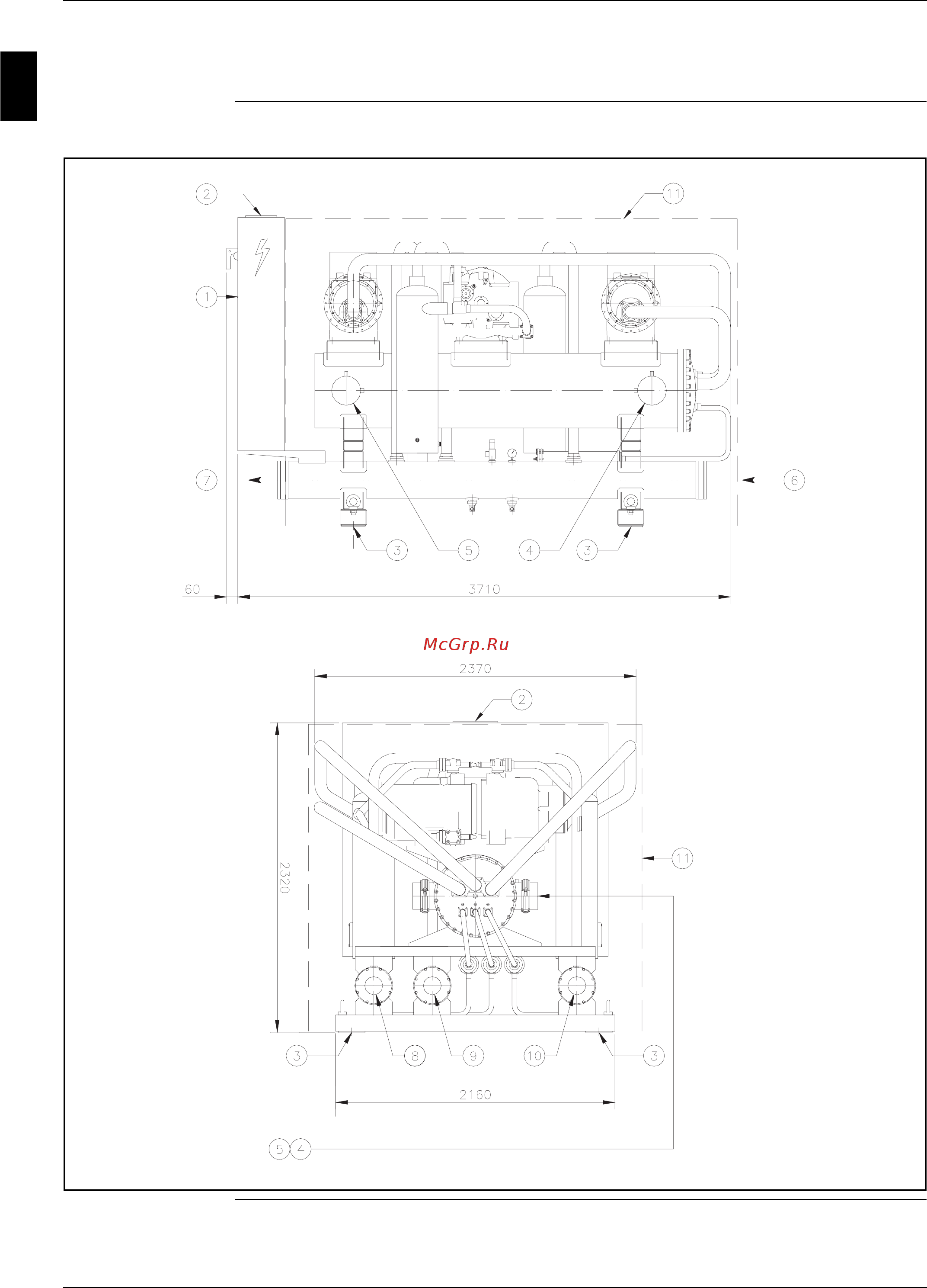 Daikin EWWD480CJYNN [32/180] Outlook drawing ewwdc16 c19cjynn
