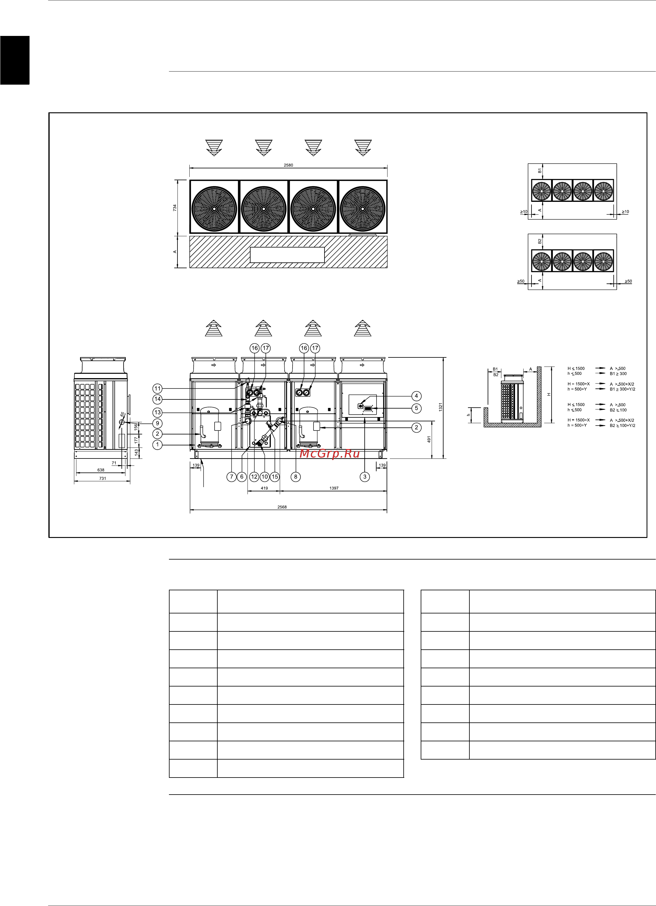 Daikin EUWAC5FZW [69/264] Outlook drawing euwan16kzw1