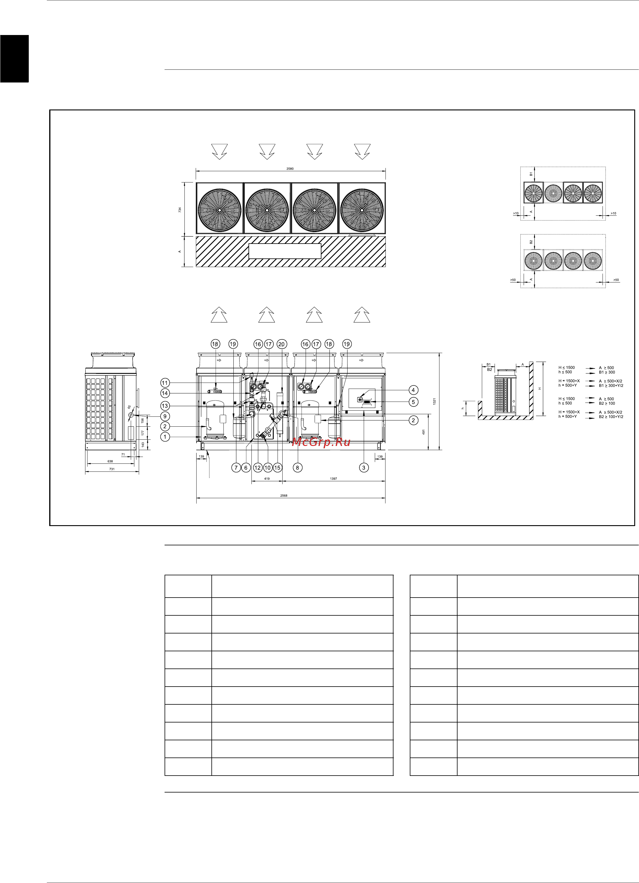Daikin EUWAC5FZW [81/264] Outlook drawing euwyn16kzw1