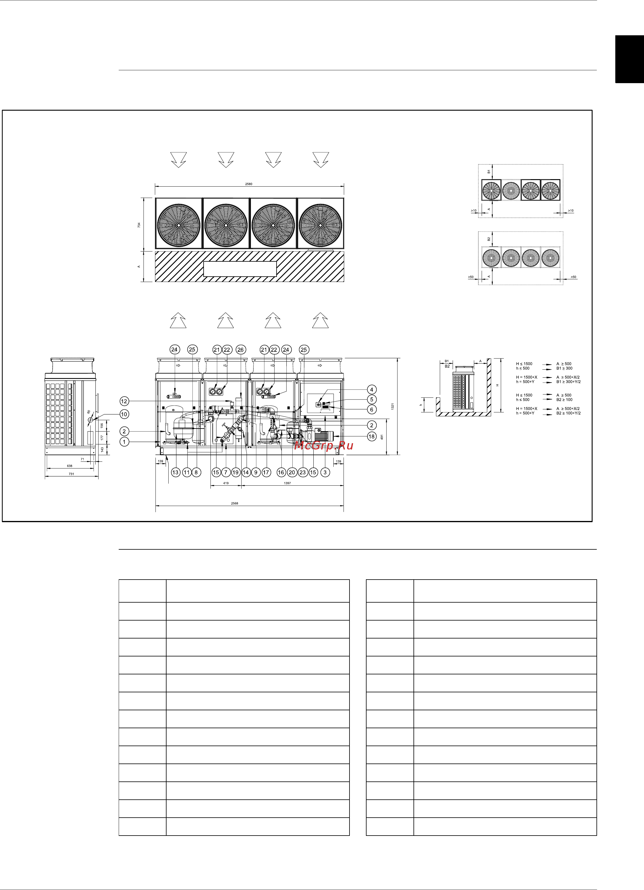 Daikin EUWAC5FZW [82/264] Outlook drawing euwyp16kzw1
