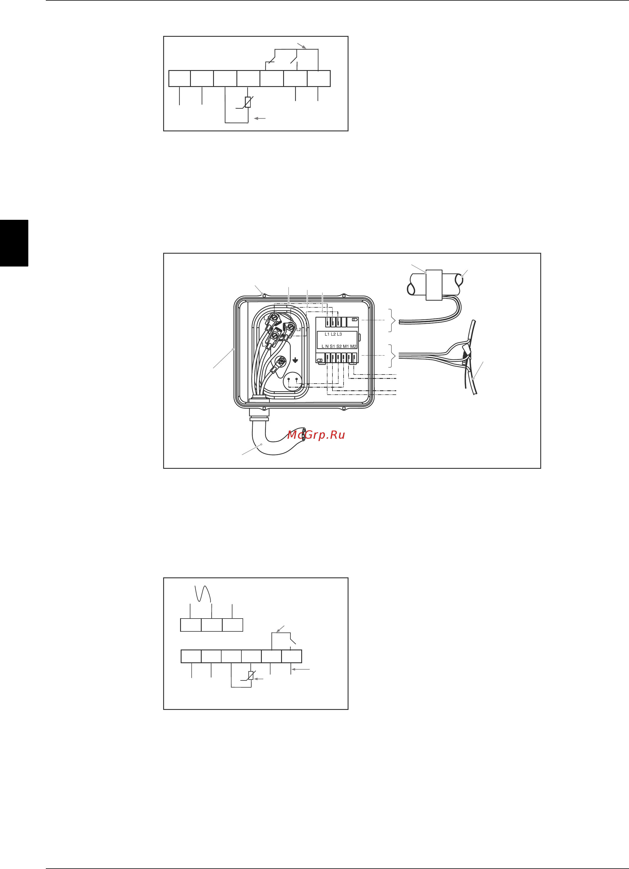 Daikin EWYQ230DAYN [458/524] Electrical connections for sj240 300