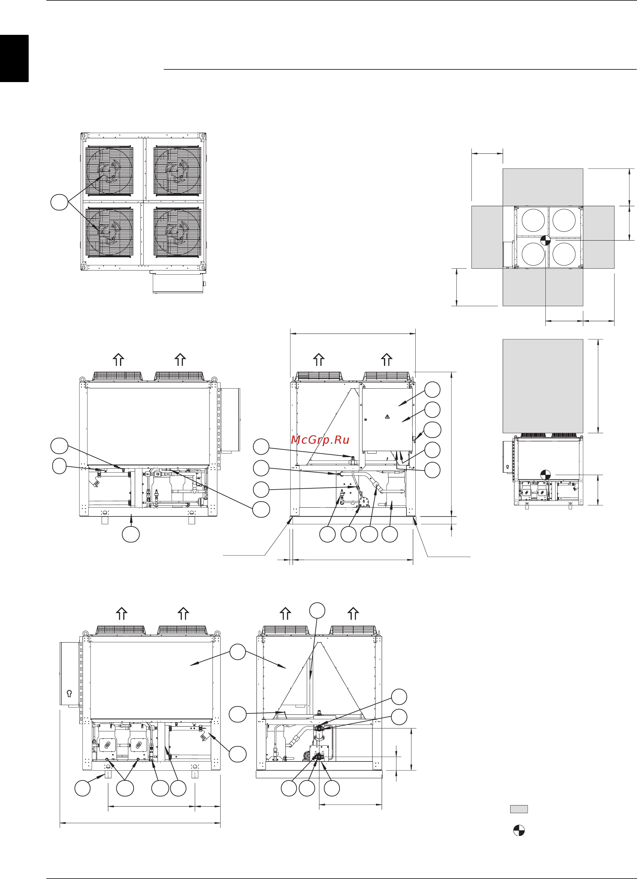 Daikin EWYQ230DAYN [46/524] Outlook drawing ewaq080 100dayn n