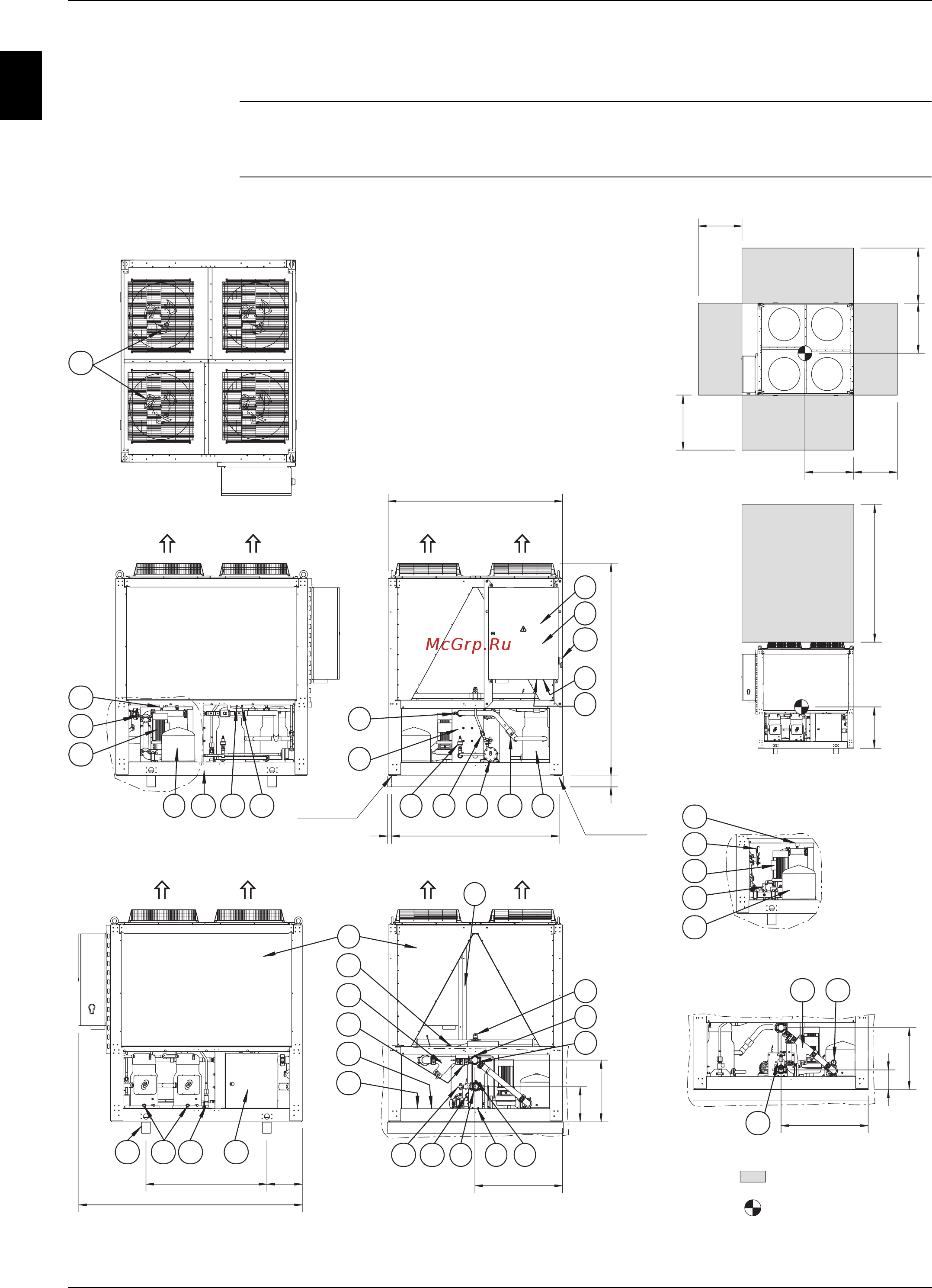Daikin EWAQ260DAYN [48/524] Outlook drawing ewaq080 100dayn p b