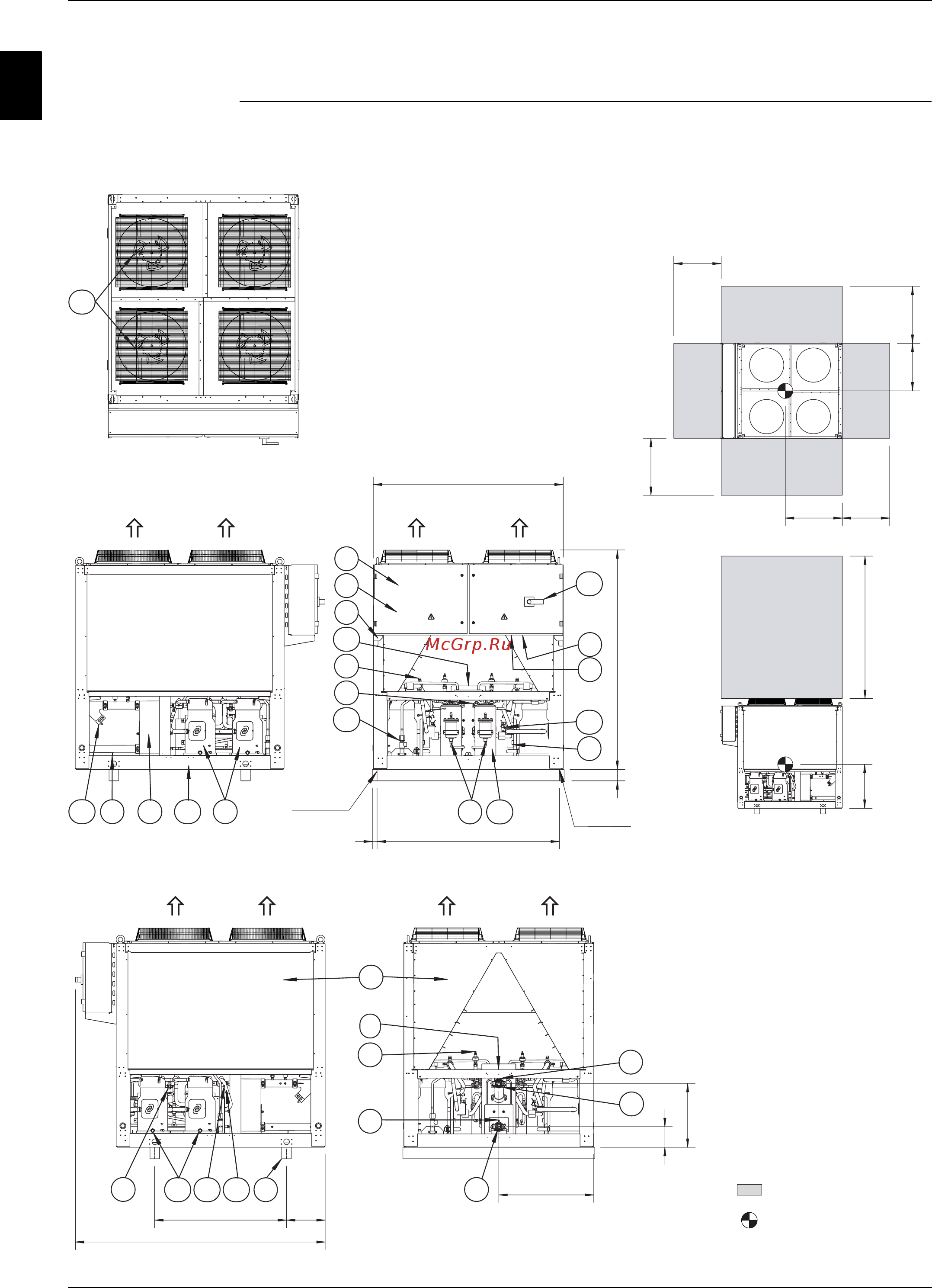 Daikin EWYQ230DAYN [66/524] Outlook drawing ewyq130 150dayn n