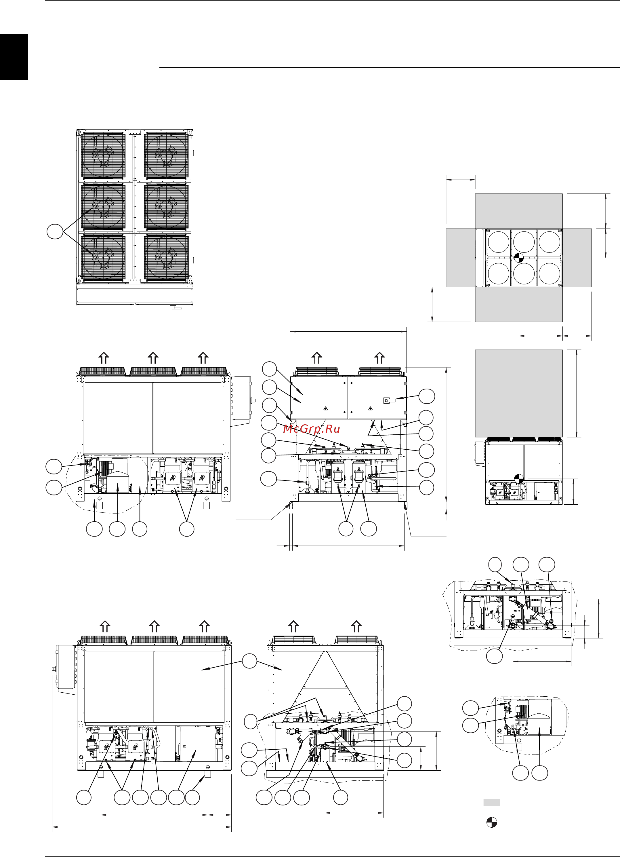 Daikin EWYQ180DAYN [72/524] Outlook drawing ewyq180 210dayn p b