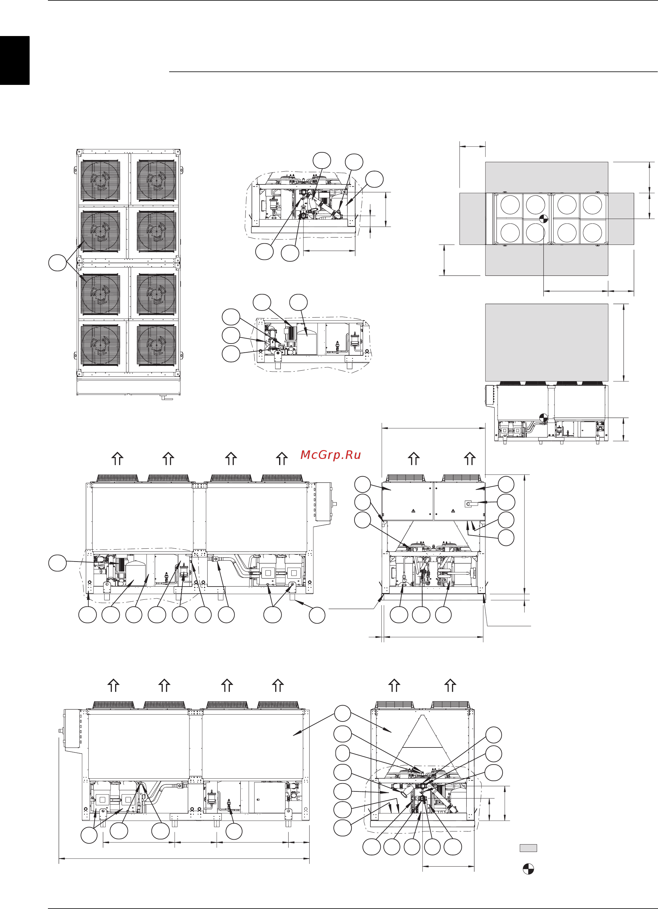 Daikin EWYQ230DAYN [76/524] Outlook drawing ewyq230 250dayn p b