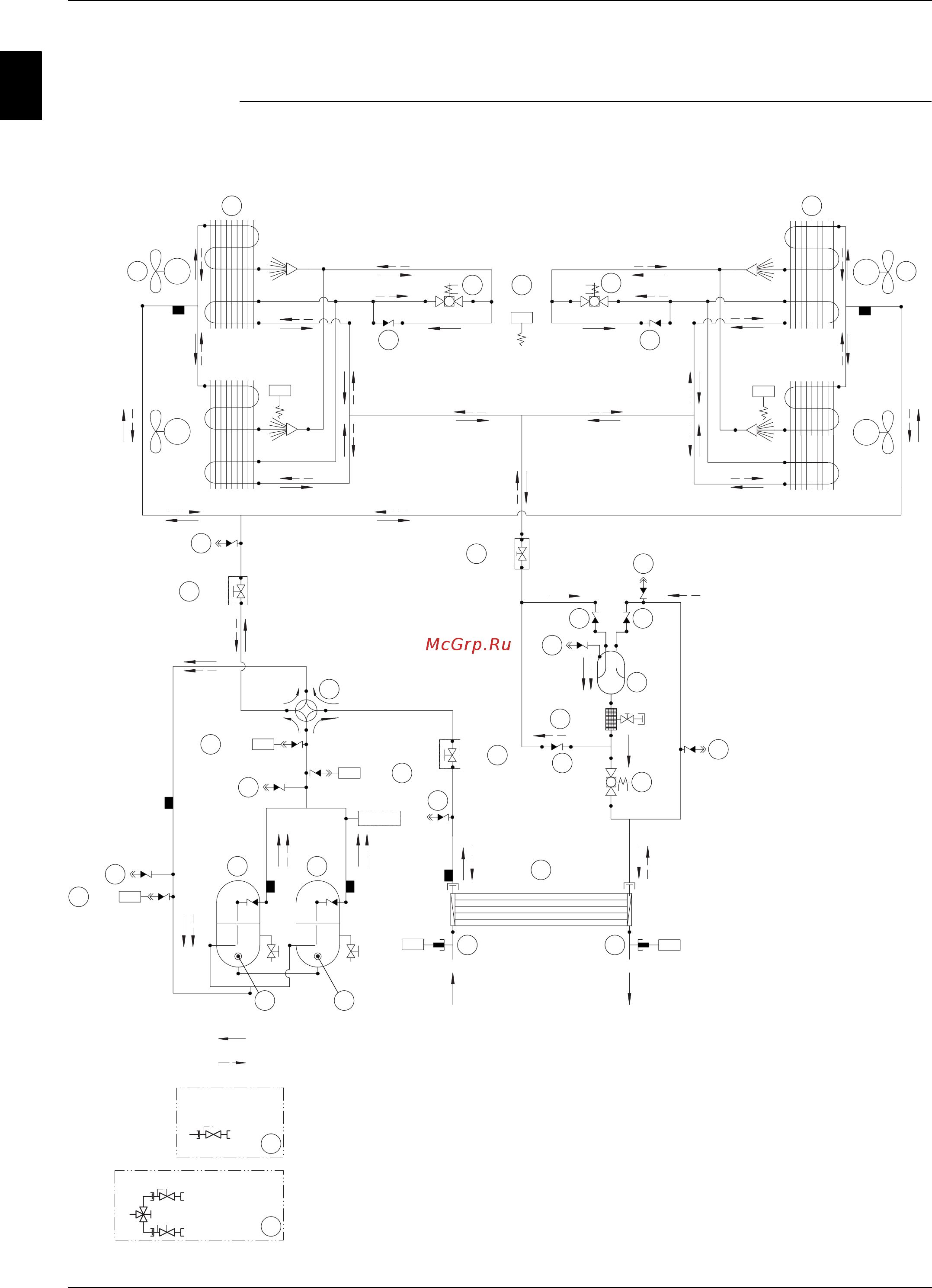 Daikin EWYQ230DAYN [88/524] Functional diagram refrigeration circuit ewyq080 100dayn n p b