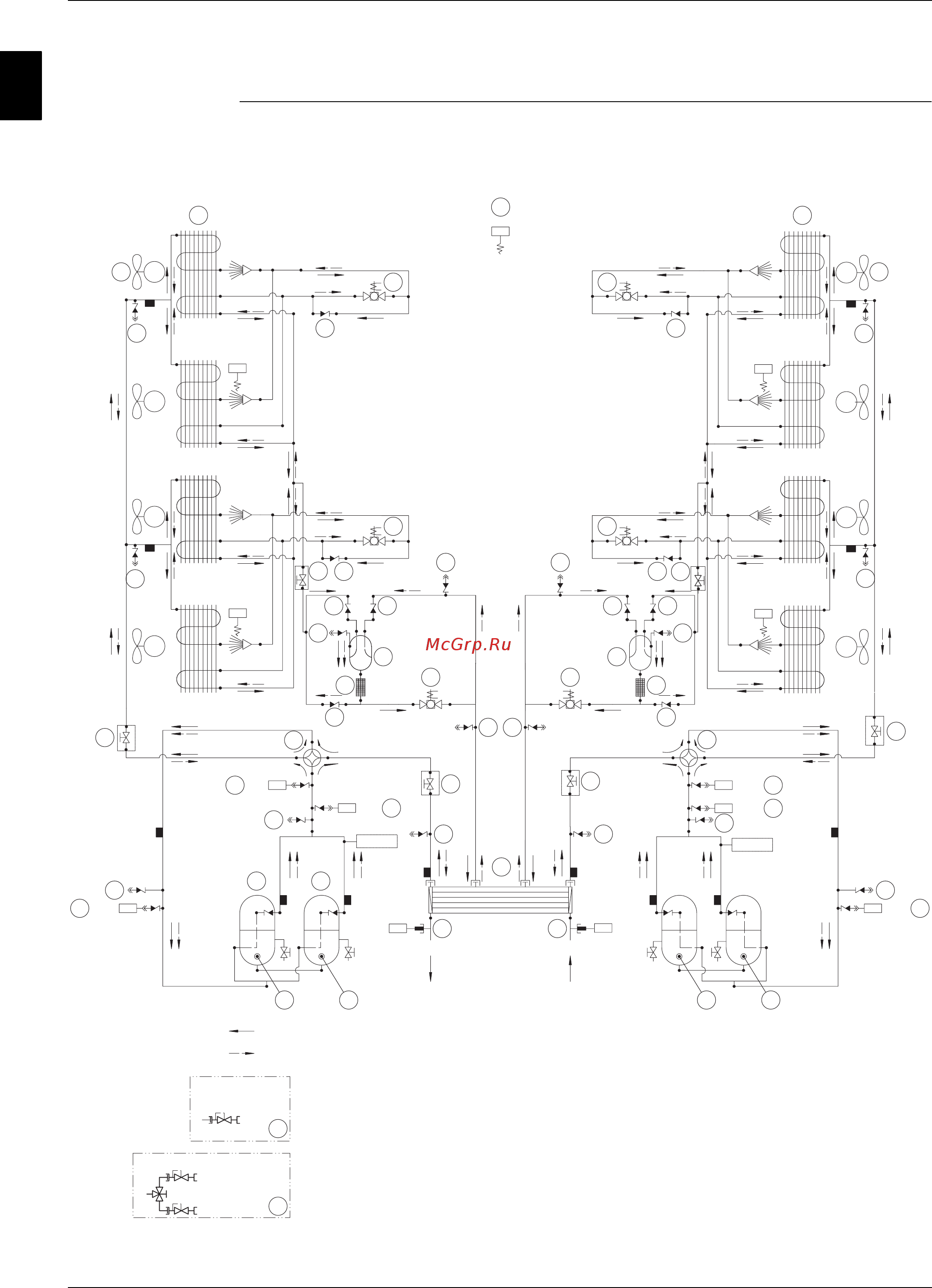 Daikin EWYQ230DAYN [92/524] Functional diagram refrigeration circuit ewyq230 250dayn n p b