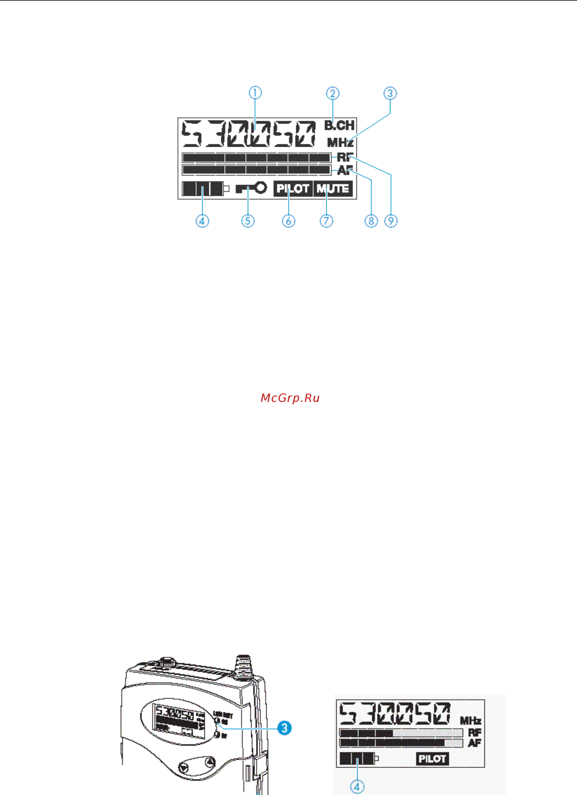 Sennheiser EK-500 G2 [8/31] Индикация и изображения на дисплее