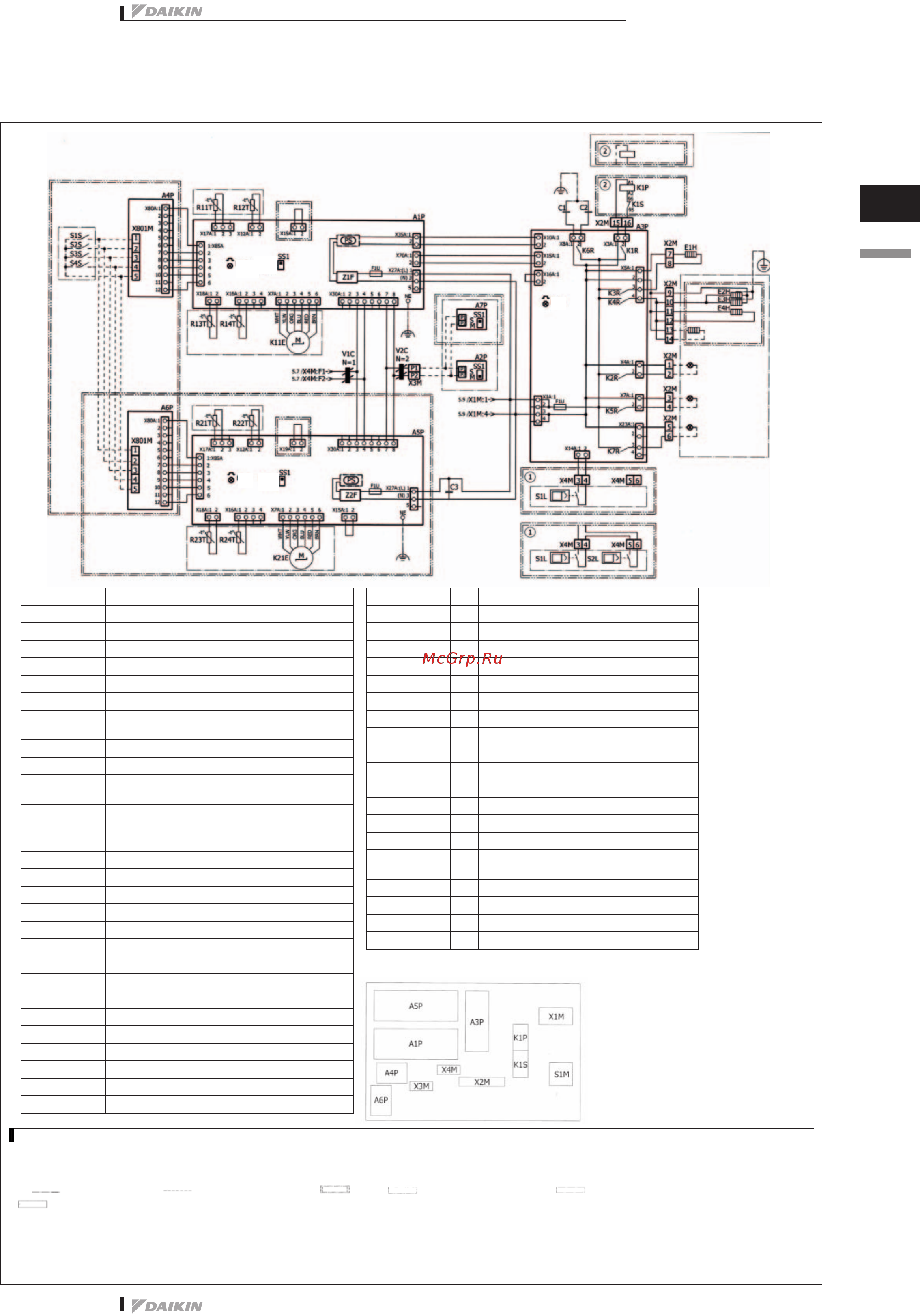 Daikin EWAQ016BAWN [25/129] Монтажные схемы