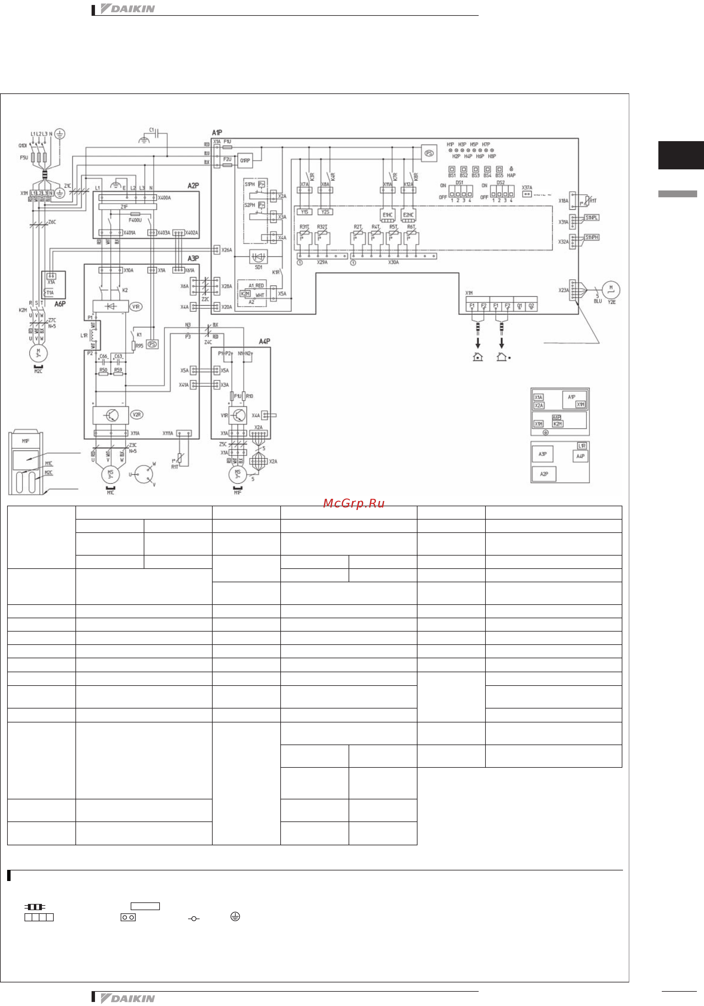 Daikin EWAQ016BAWN [27/129] Монтажные схемы