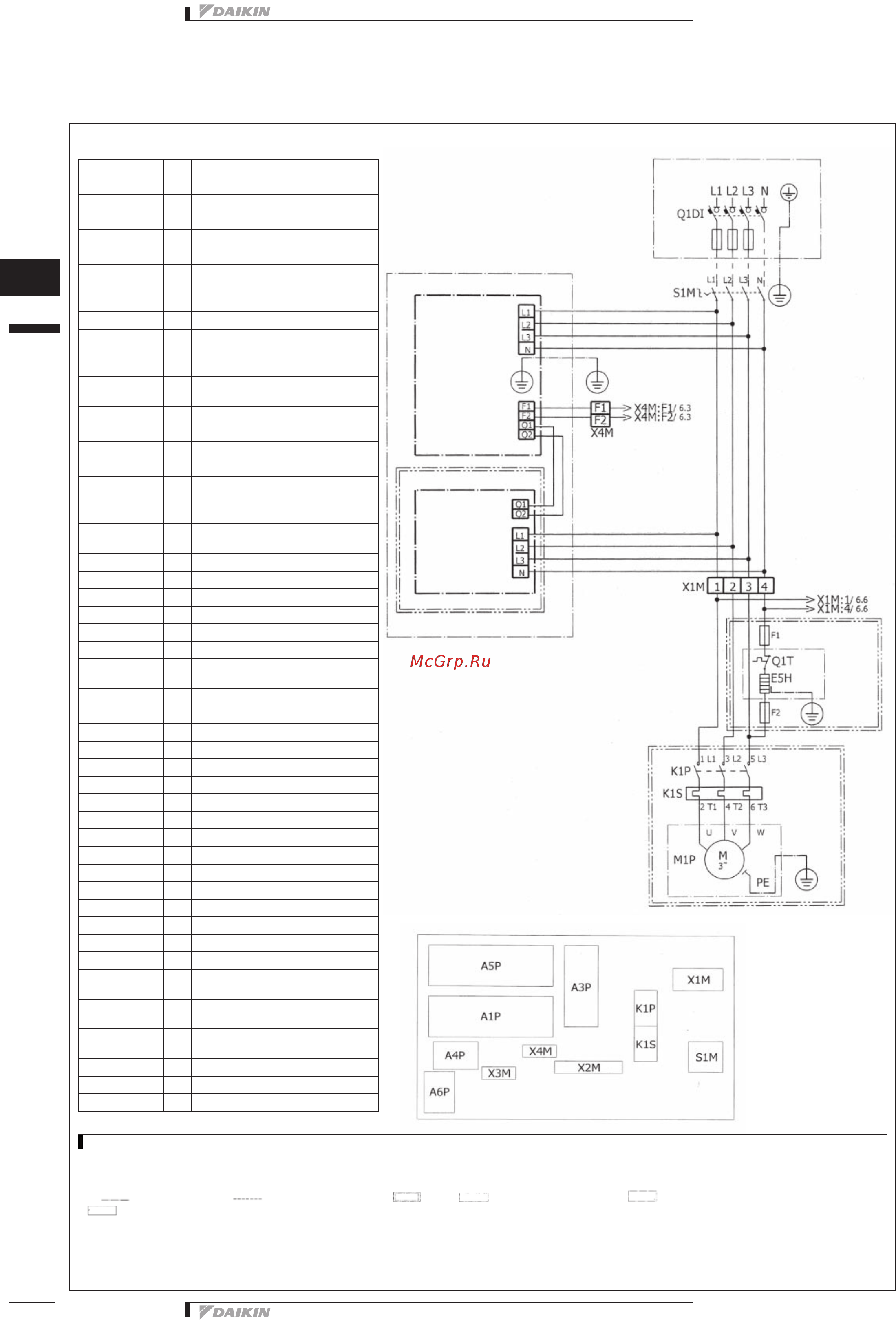 Daikin EWAQ016BAWN [54/129] Монтажные схемы