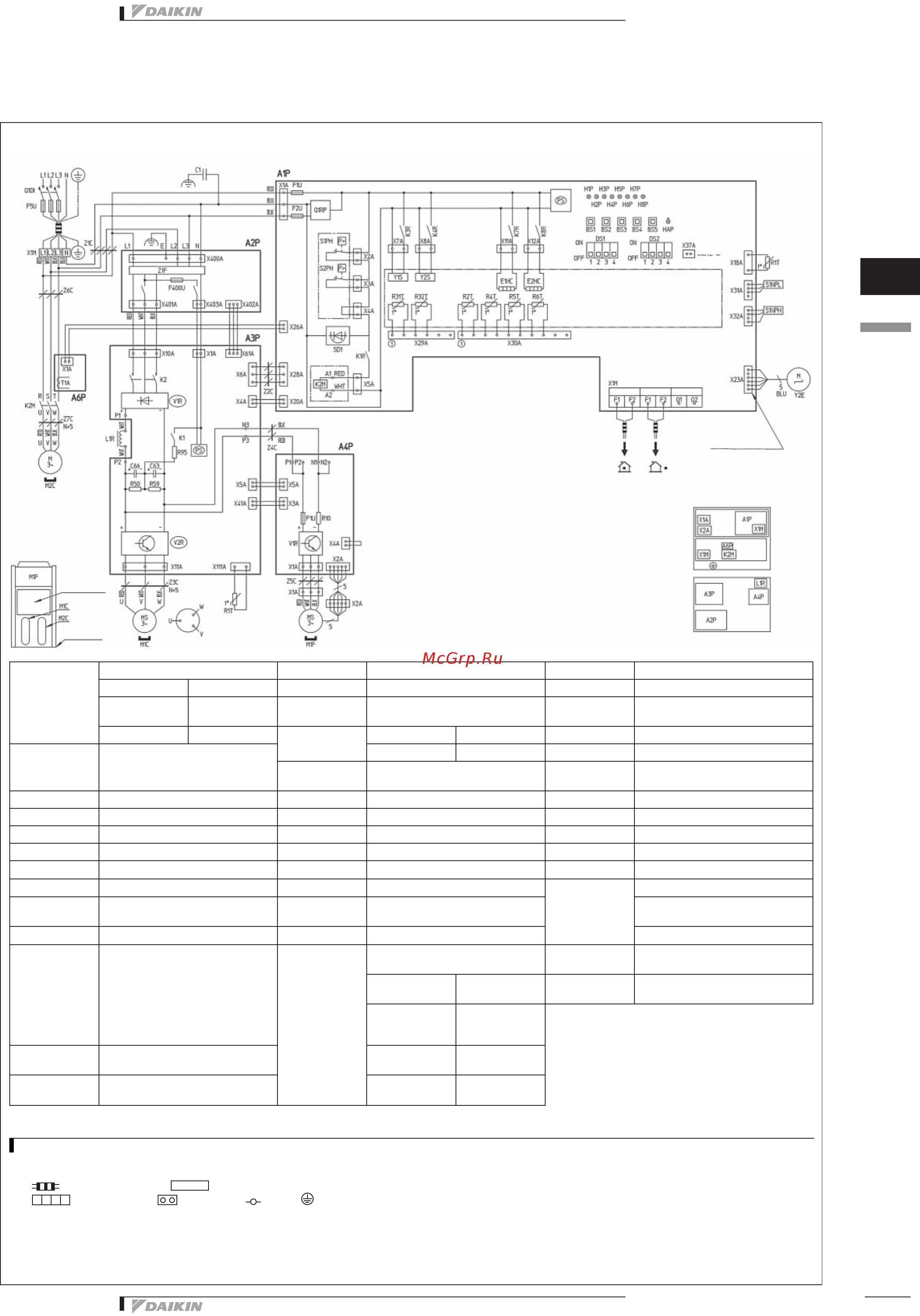 Daikin EWAQ016BAWN [57/129] Монтажные схемы