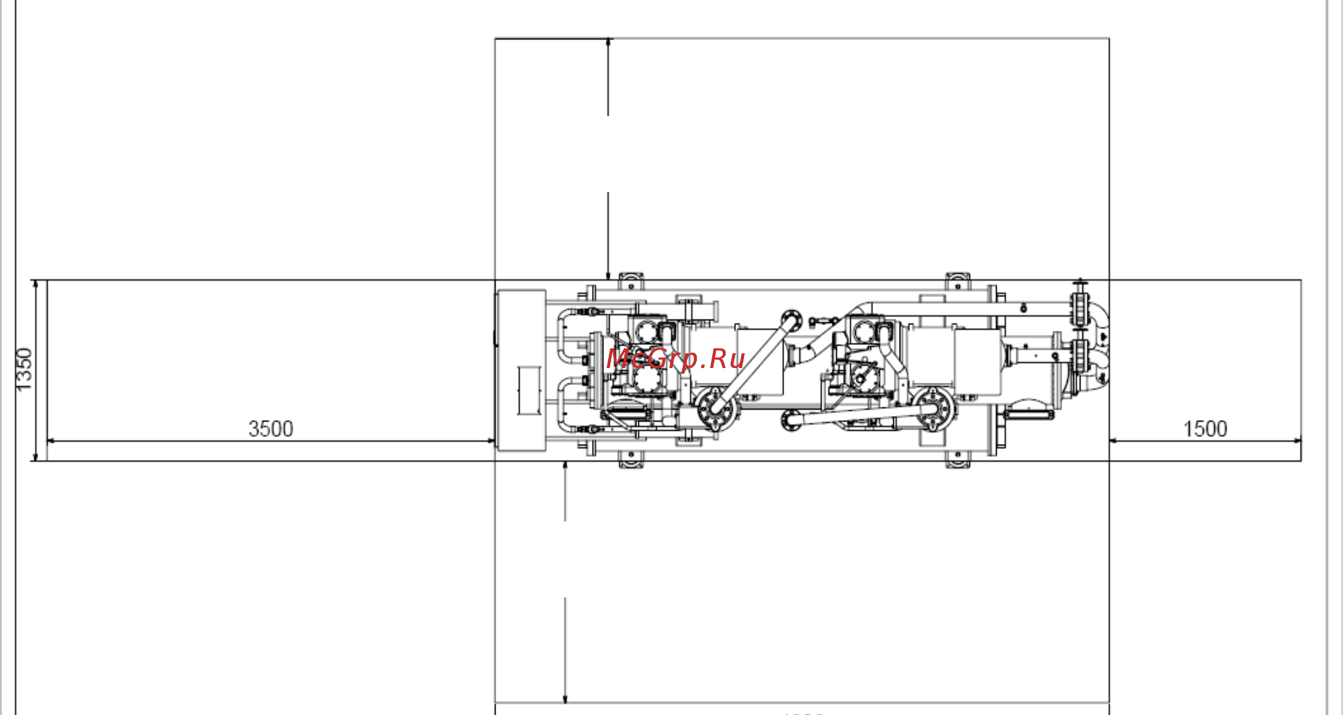 Daikin EWWQC22AJYNN/A [20/72] Fig 3 minimum clearance requirements for machine maintenance ventilation