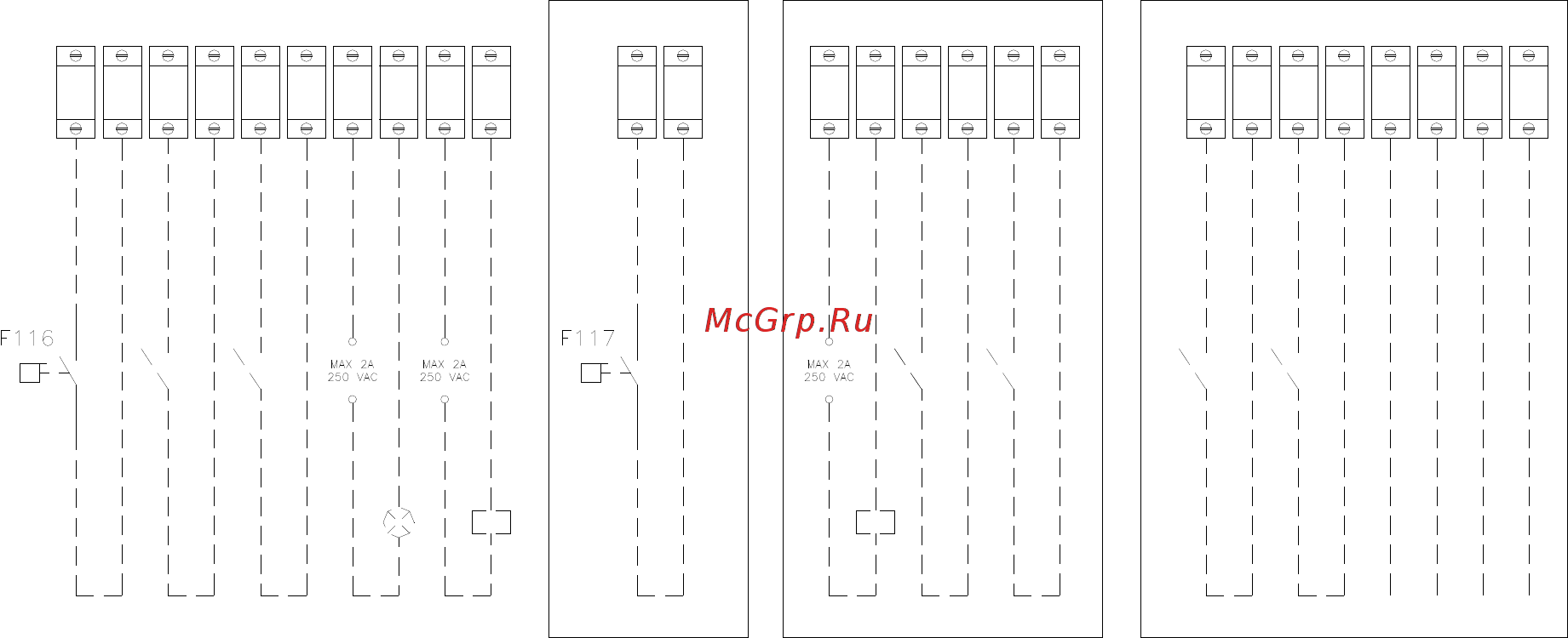 Daikin EWWQC10AJYNN/A [41/72] Fig 18 user connection to the interface m3 terminal board