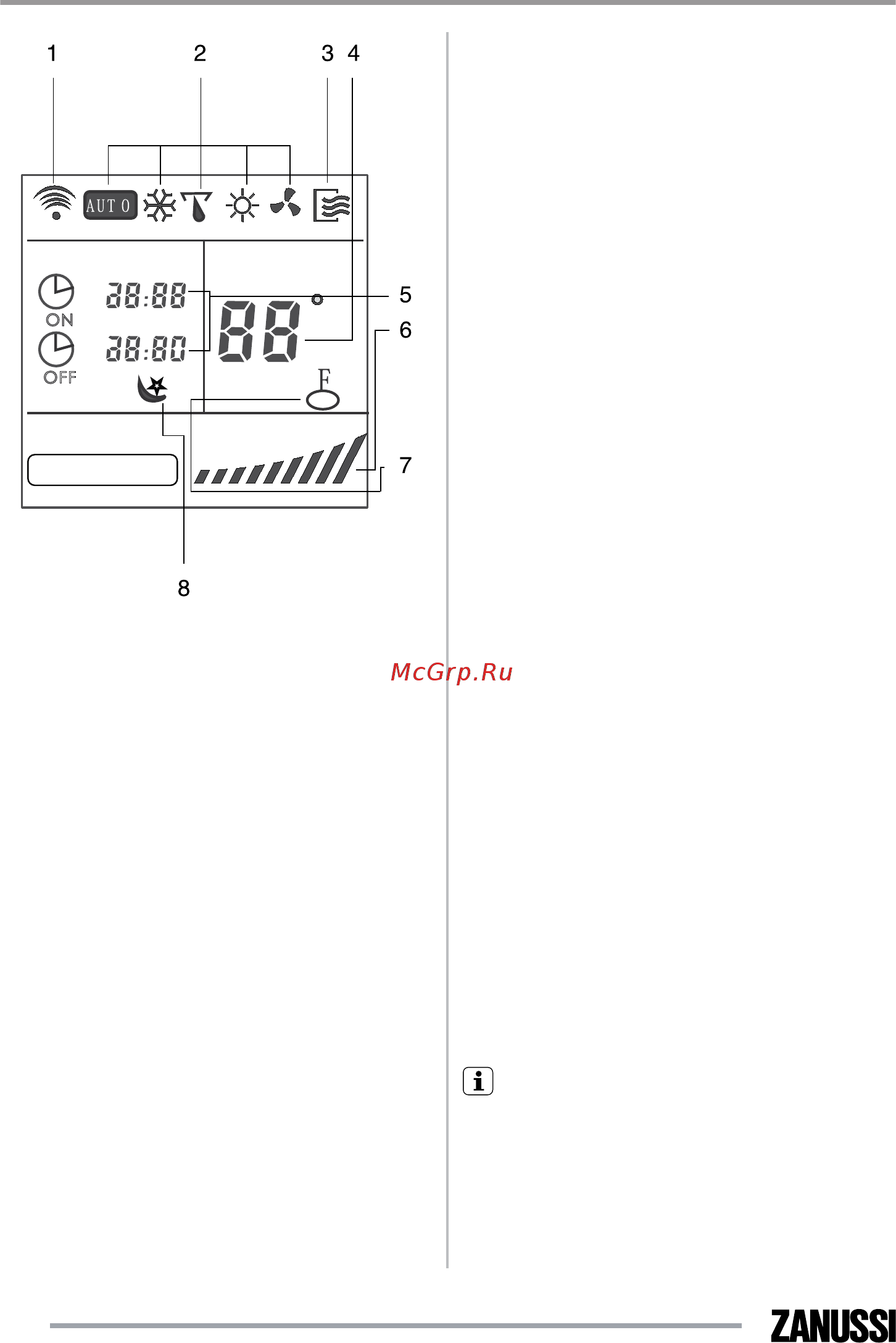 Zanussi ZACO-27 H4 FMI/N1 [12/28] Fan speed