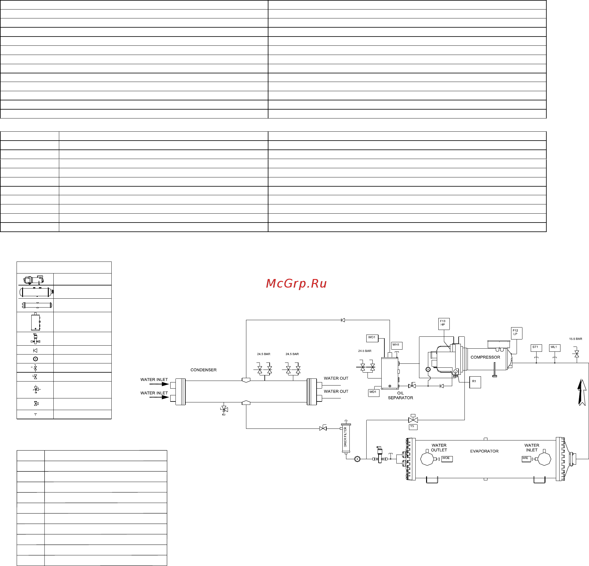 Daikin EWLDС13I-SS [28/64] Рис 13 цикл циркуляции хладагента в одноконтурном агрегате модели ewwd с полной теплоутилизацией