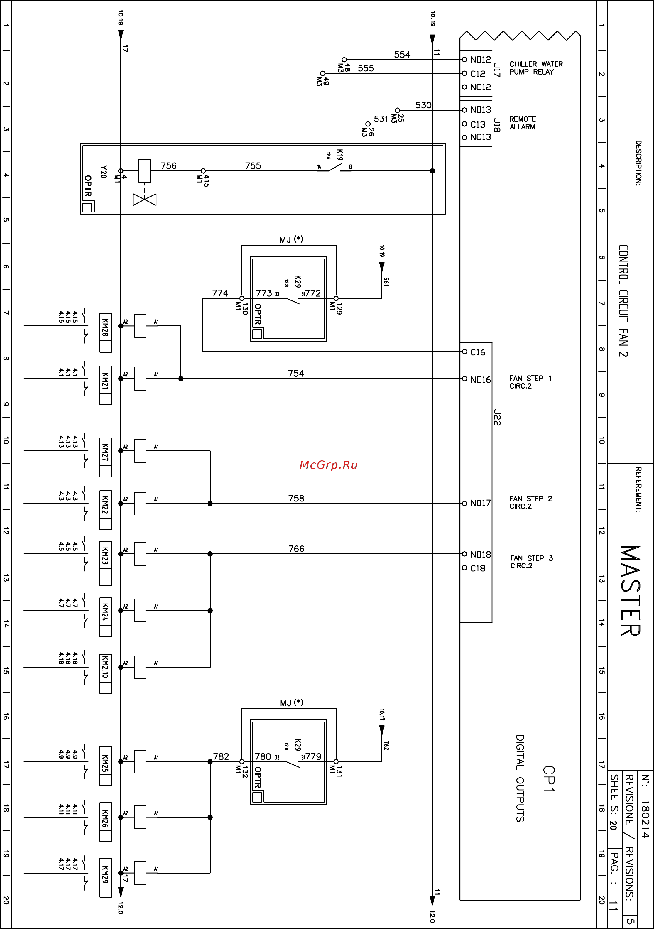 Daikin EWAP800AJYNN Схемы онлайн [11/20] 525482