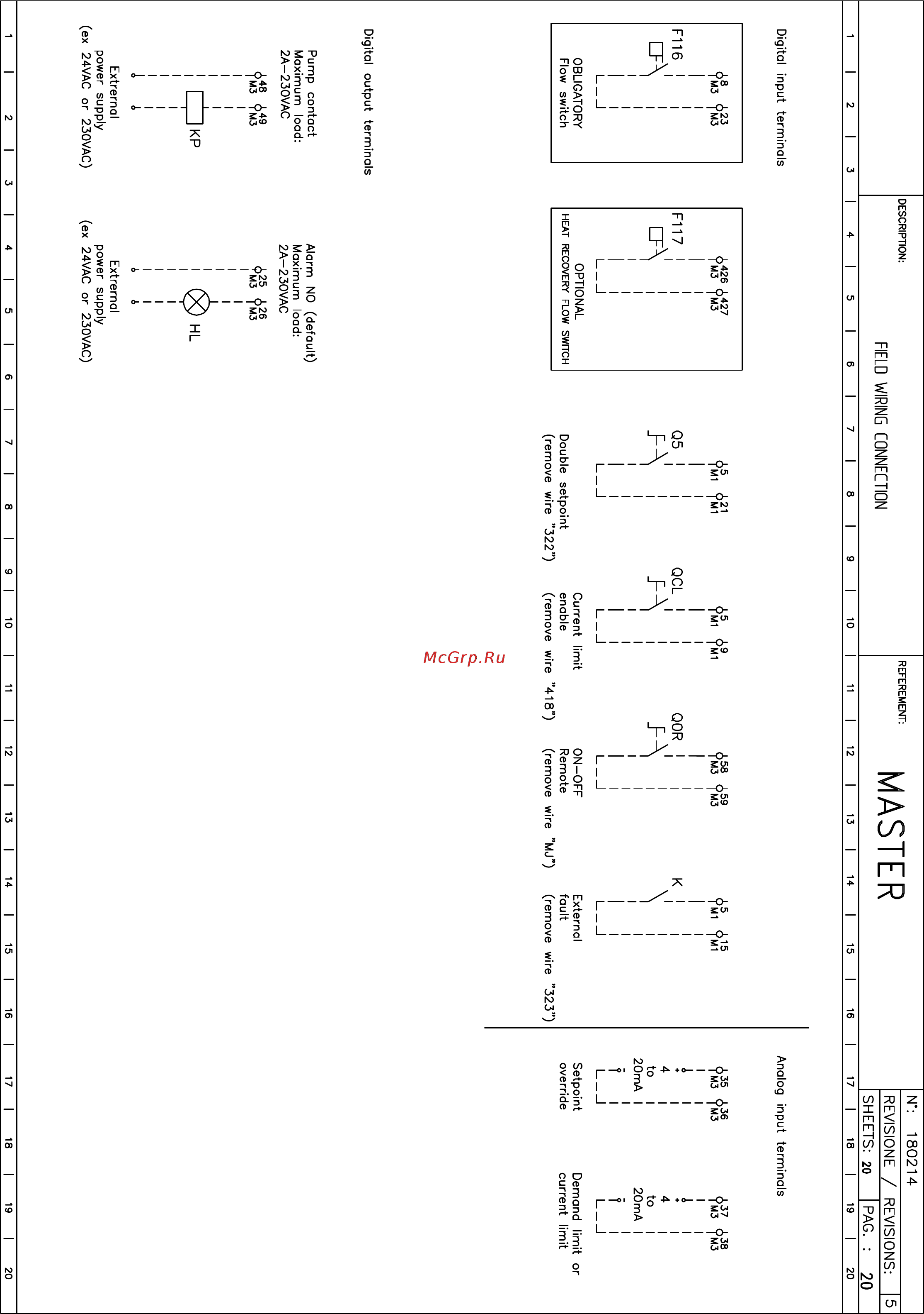 Daikin EWAP800AJYNN Схемы онлайн [20/20] 525482