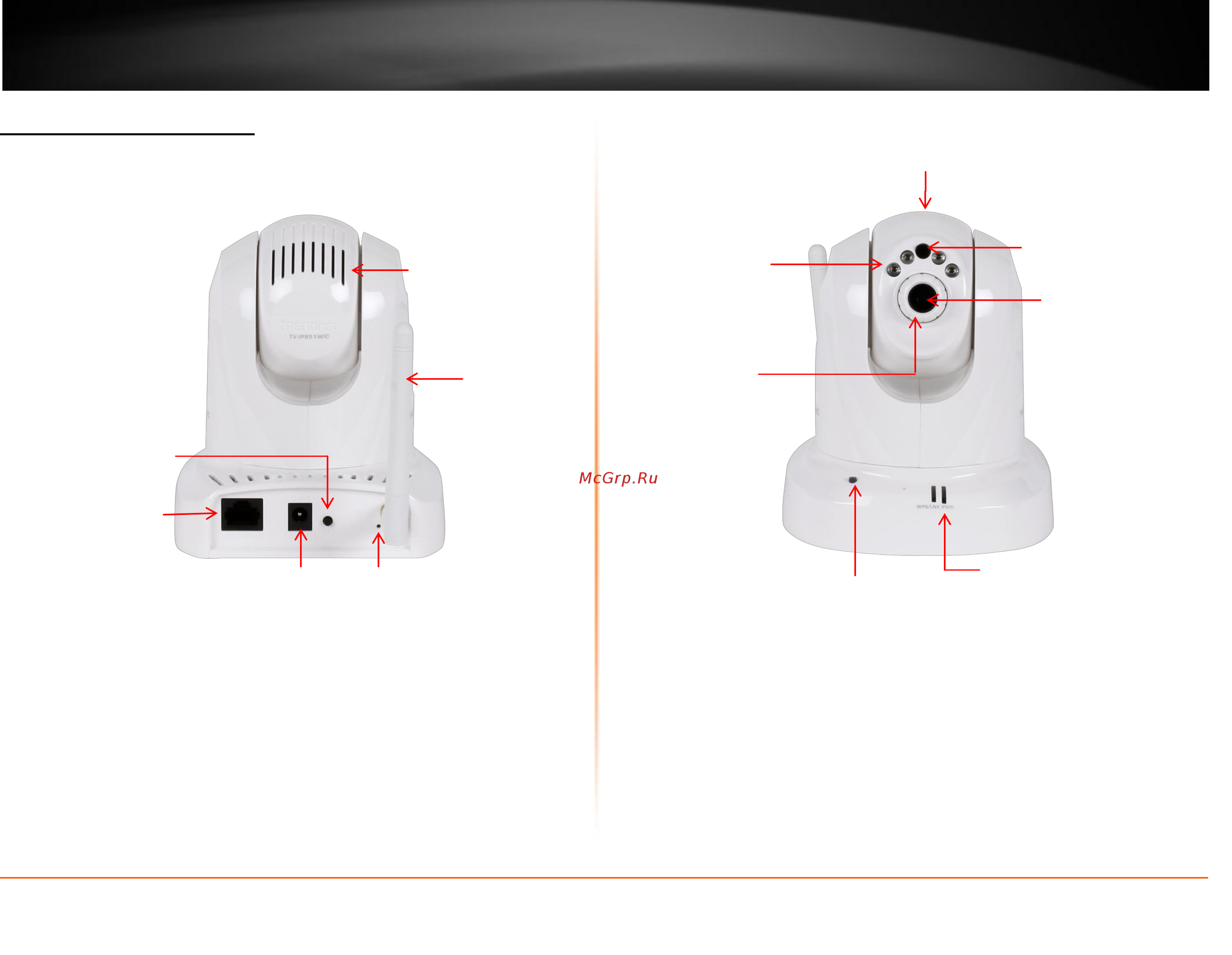Trendnet TV-IP851WIC [4/49] Product hardware features