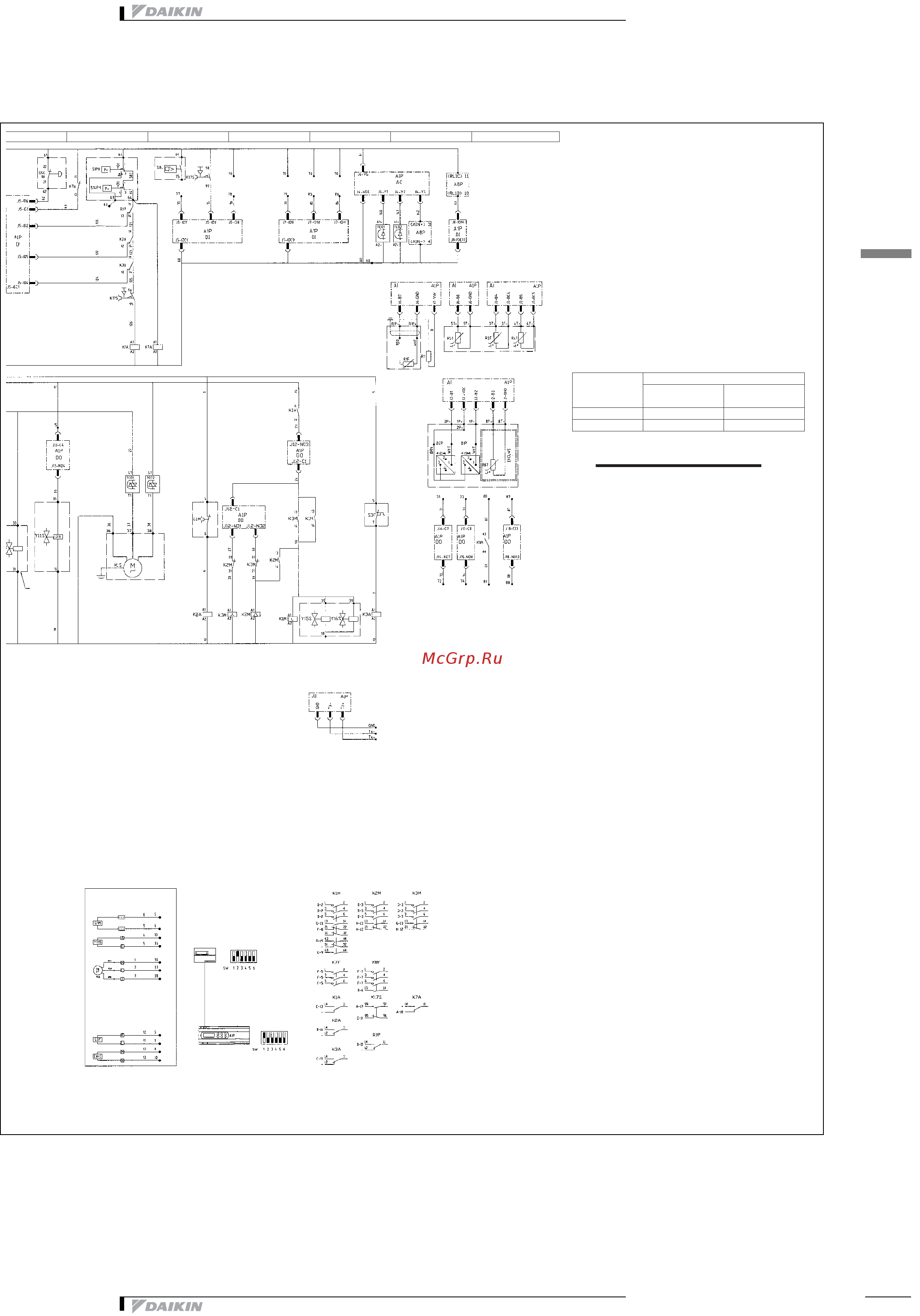 Daikin EWTP110MBYN [29/44] Монтажная схема