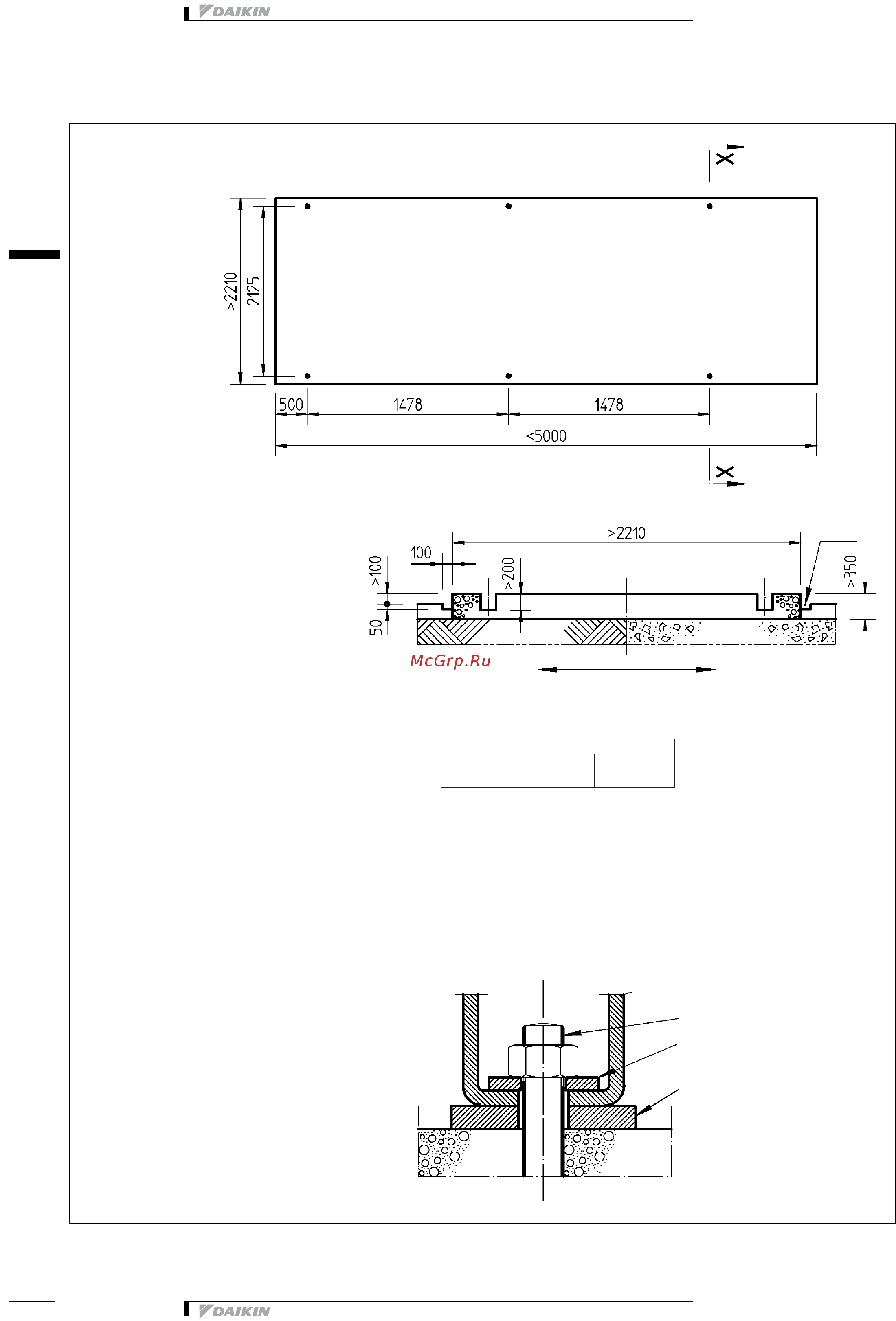 Daikin EWTP110MBYN [36/44] Установка