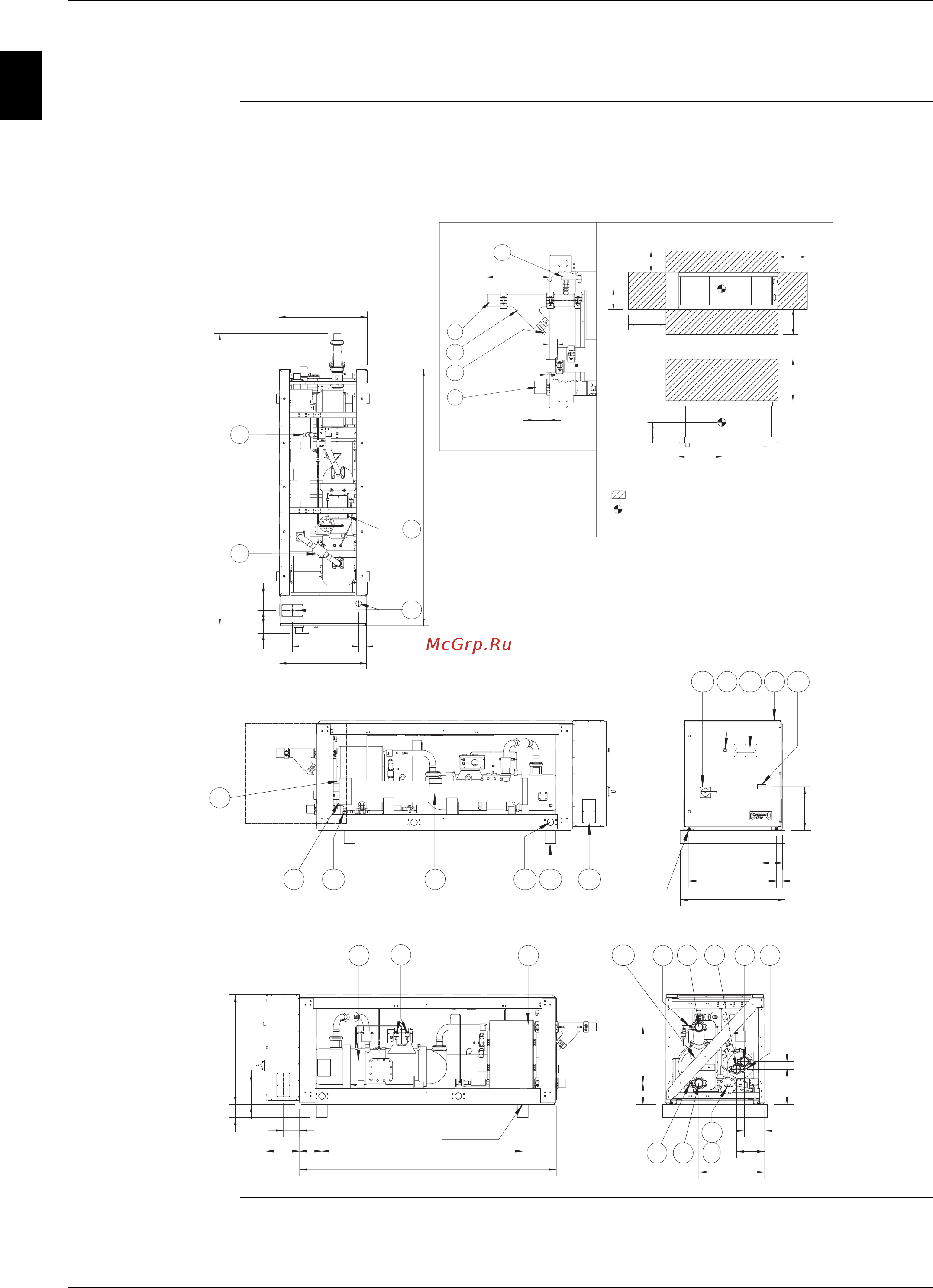 Daikin EWAP280MBYNN [57/488] Чертеж в перспективе ewwd120mbynn