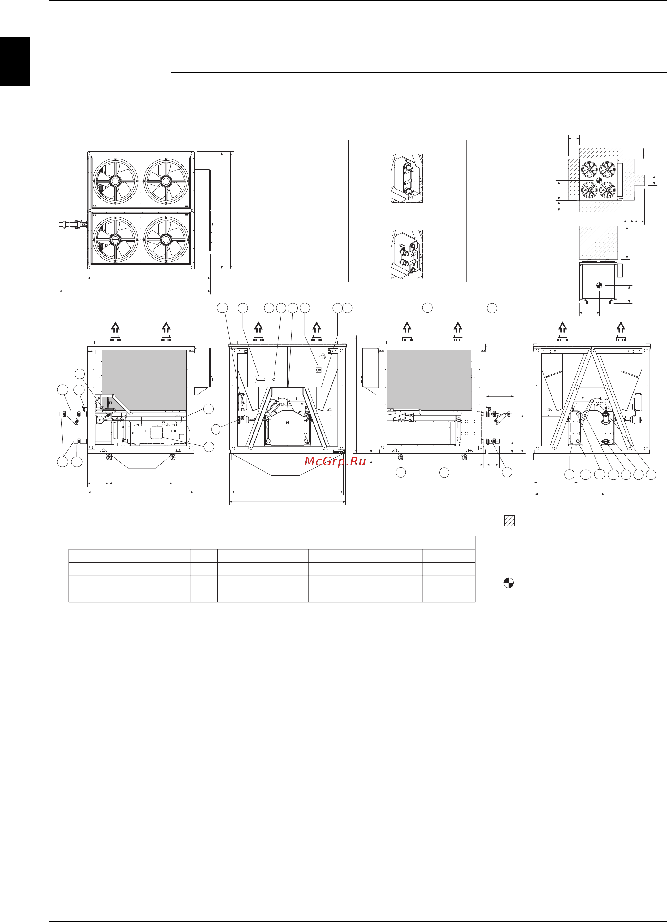 Daikin EWAP280MBYNN [71/488] Чертеж в перспективе ewtp110 160mbynn