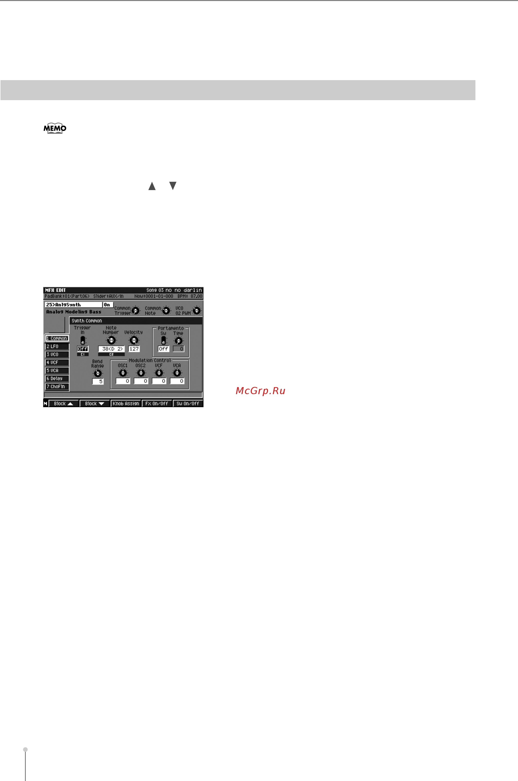 Roland MV-8800 [218/325] Analog modeling bass