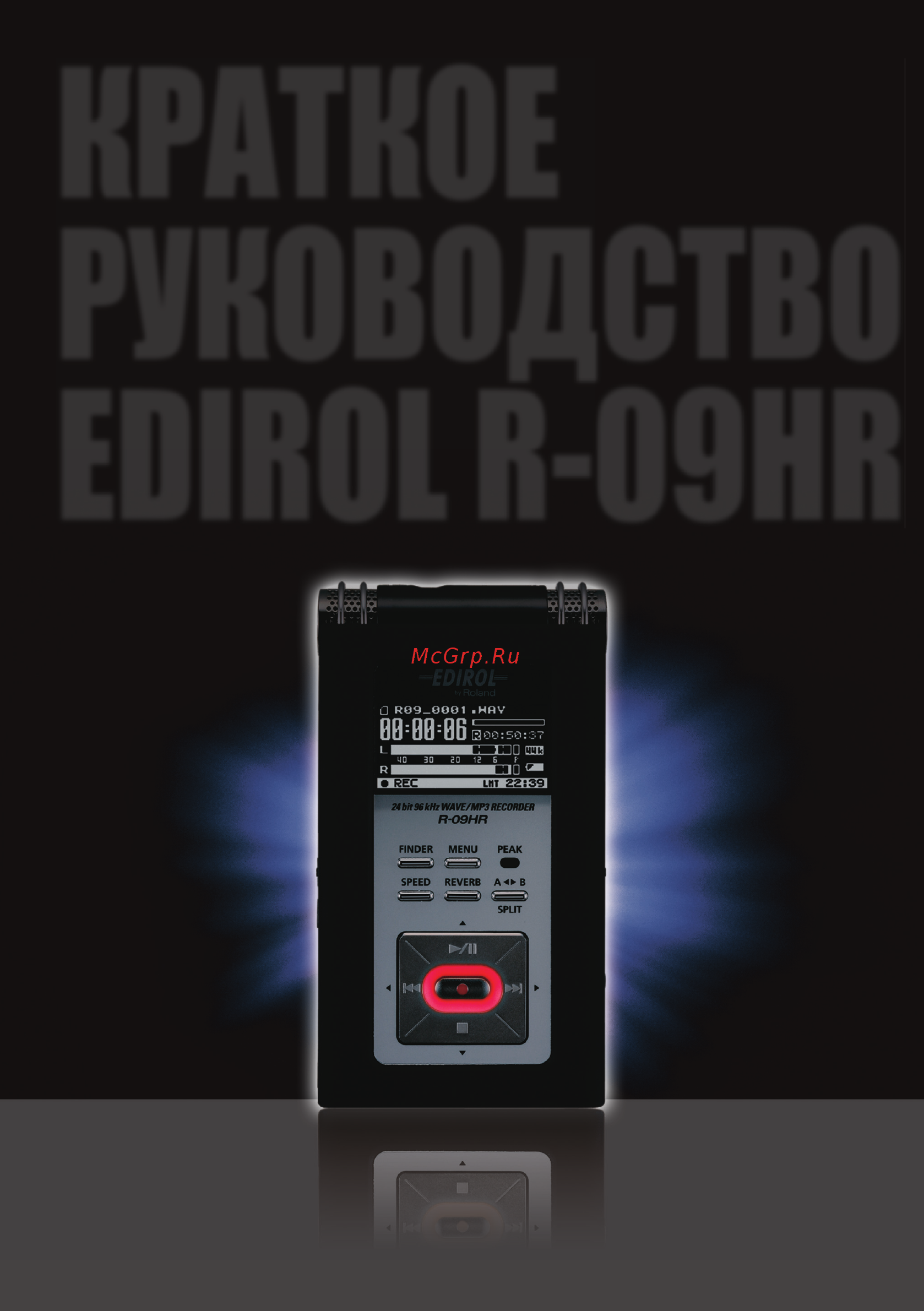 Roland R-09HR Руководство пользователя онлайн
