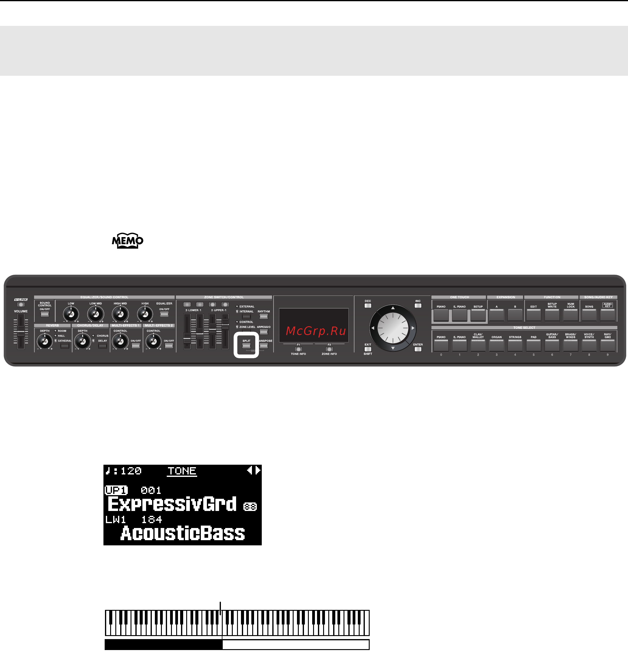 Roland RD-700GX [43/205] Acousticbass