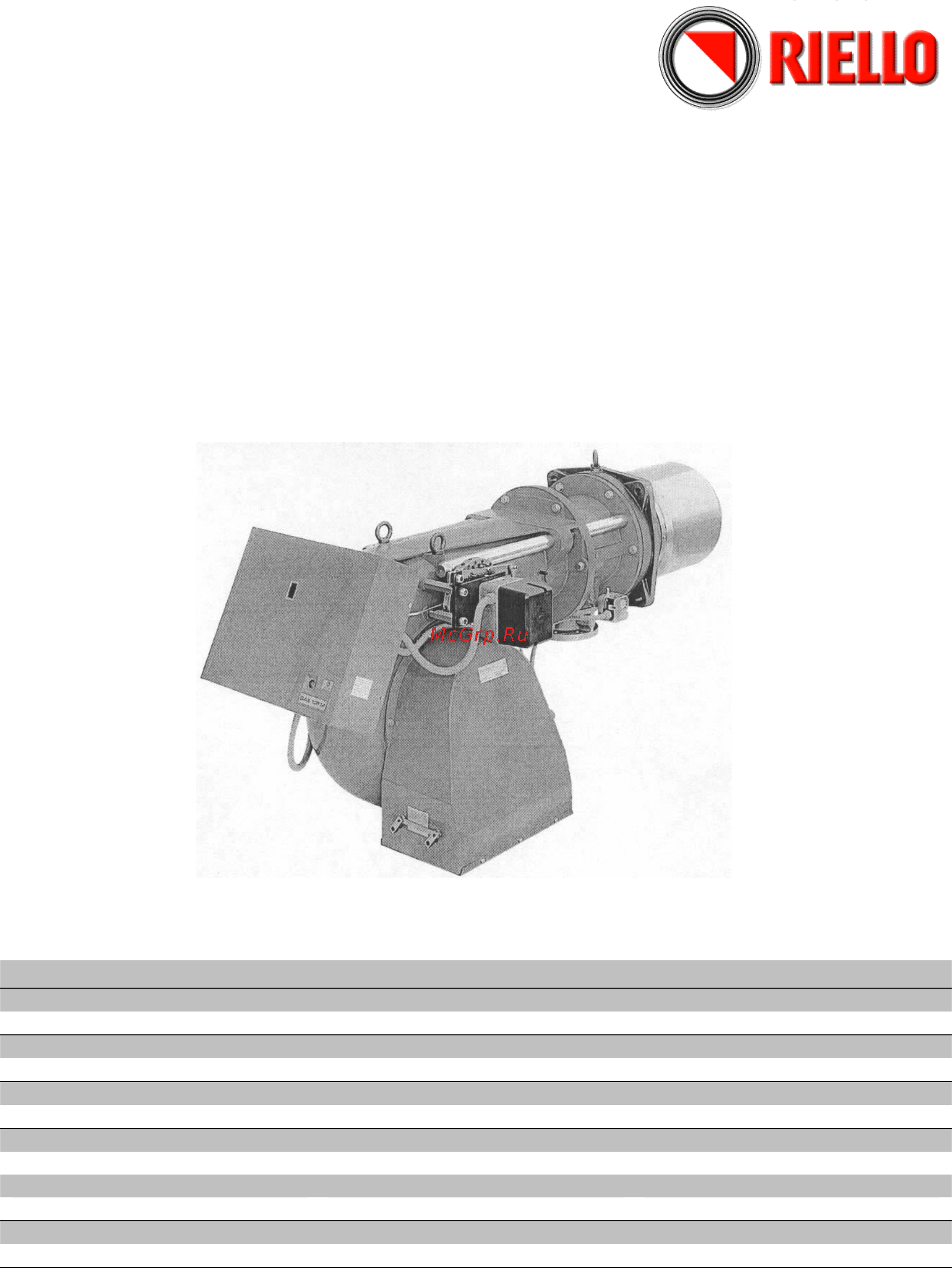 Riello GAS 10 P/M t.c. Инструкция по эксплуатации онлайн