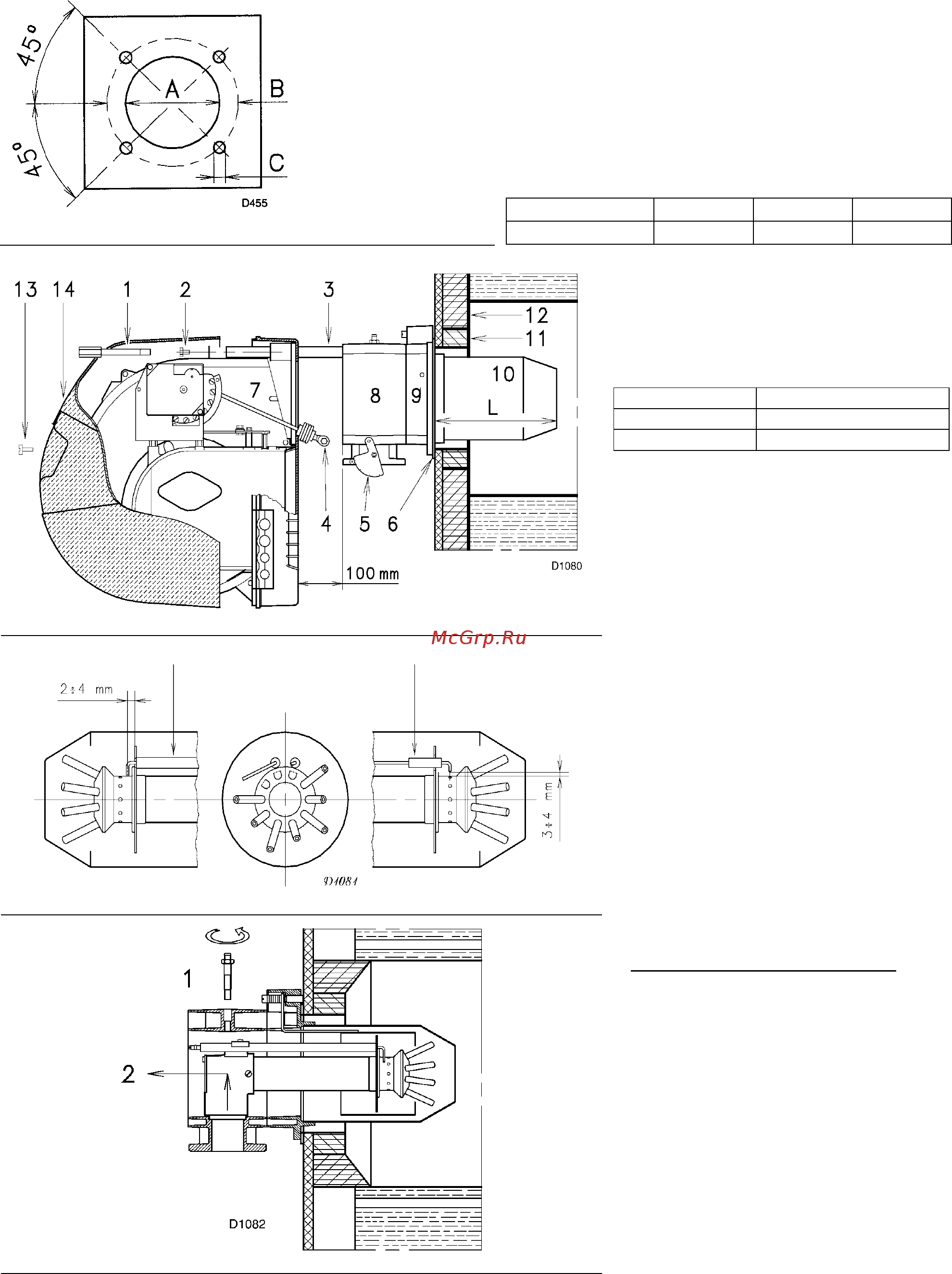 Riello RS 35/M BLU (M) [9/31] Монтаж монтаж