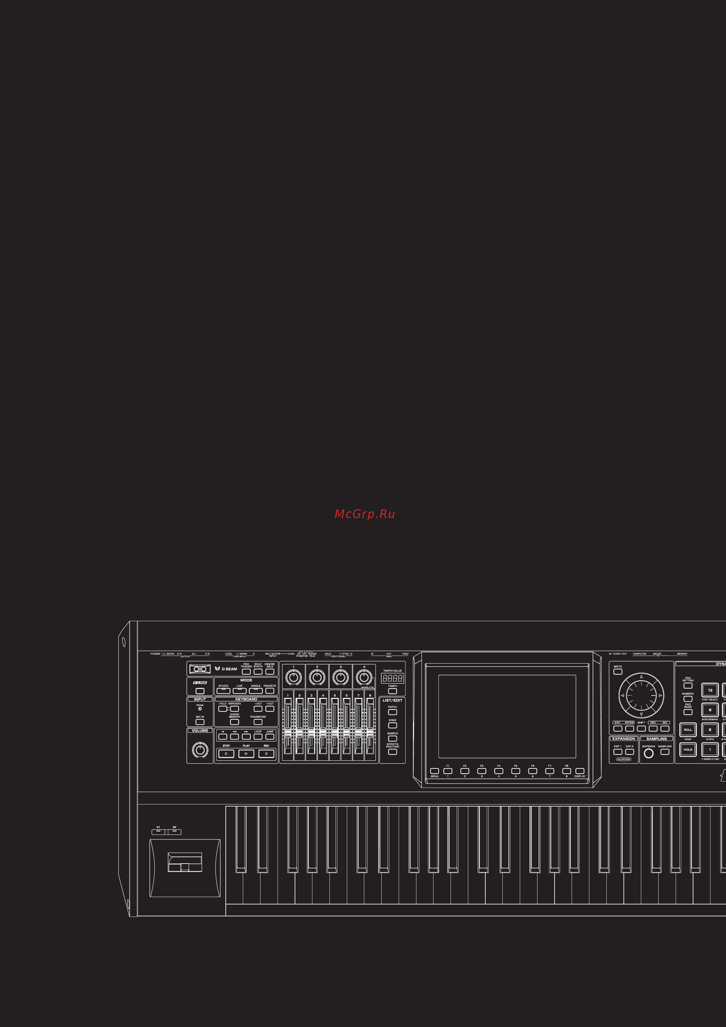 Roland Fantom-G6 [303/319] Приложение