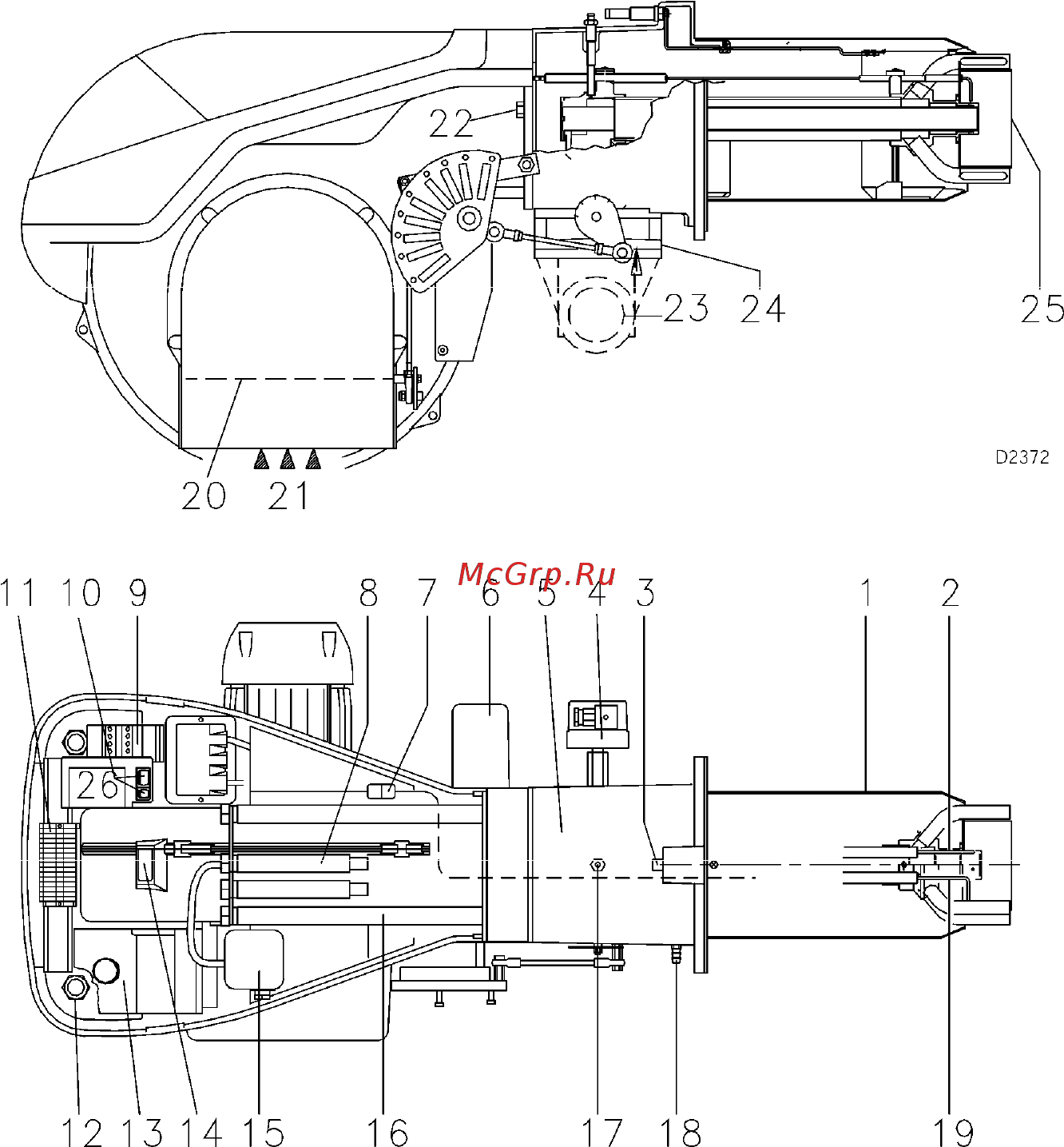 Riello RS 160/M BLU [4/31] Описание горелки а описание горелки а