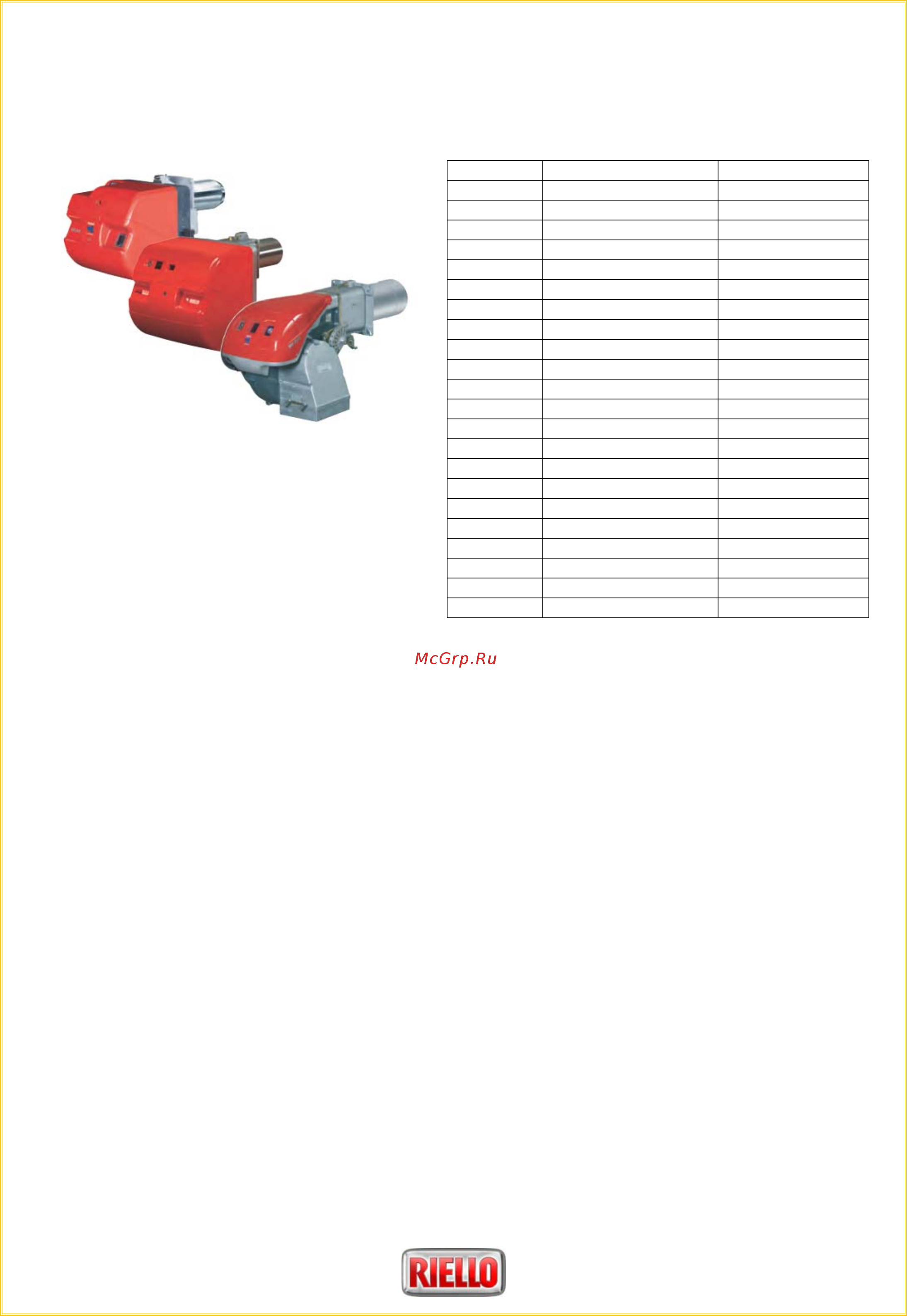 Riello RS 44/M MZ t.c. (T) Технические характеристики онлайн