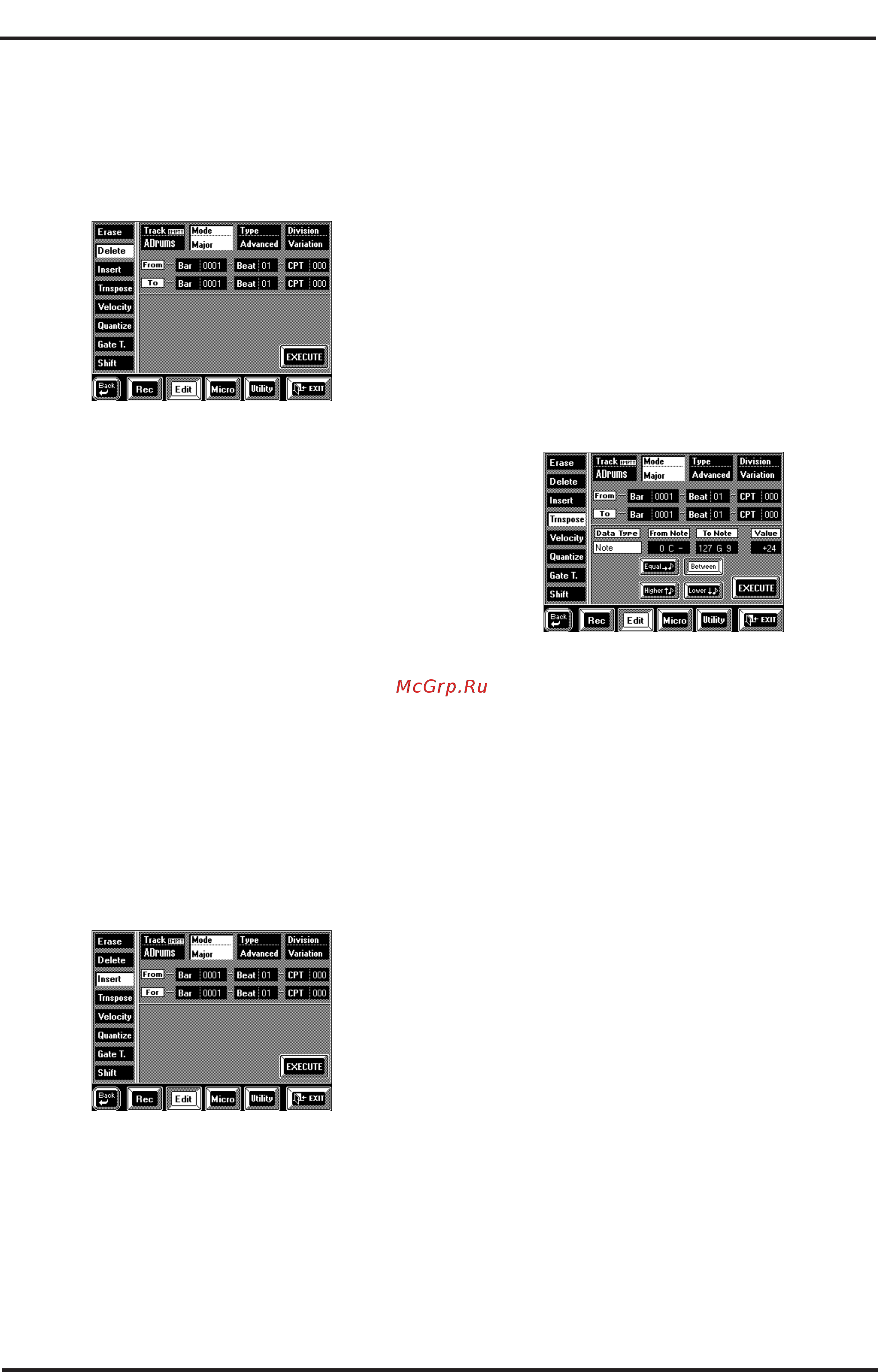 Roland VA-3 [134/208] Инсерты insert