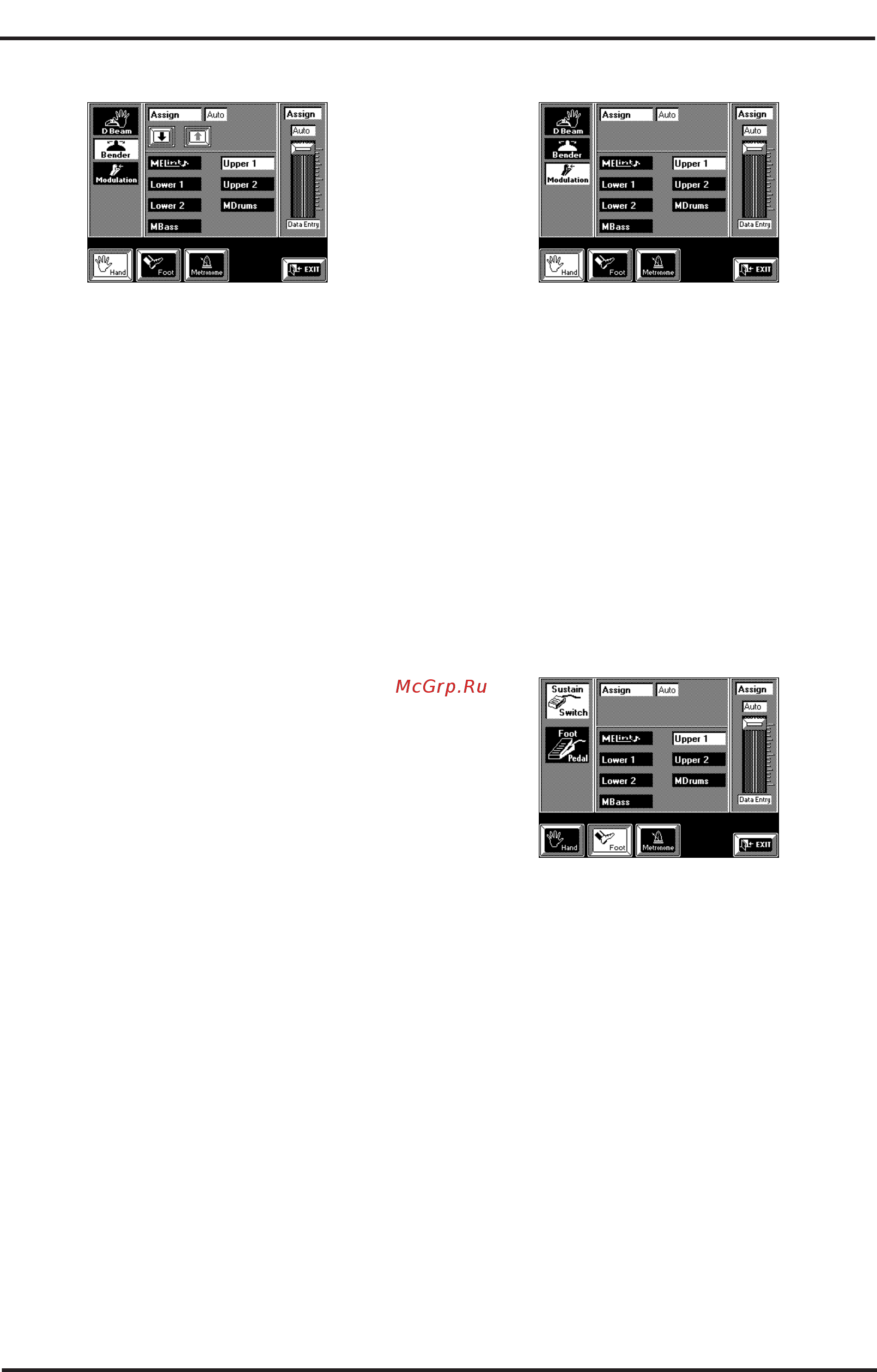 Roland VA-3 [144/208] Sustain switch сс64