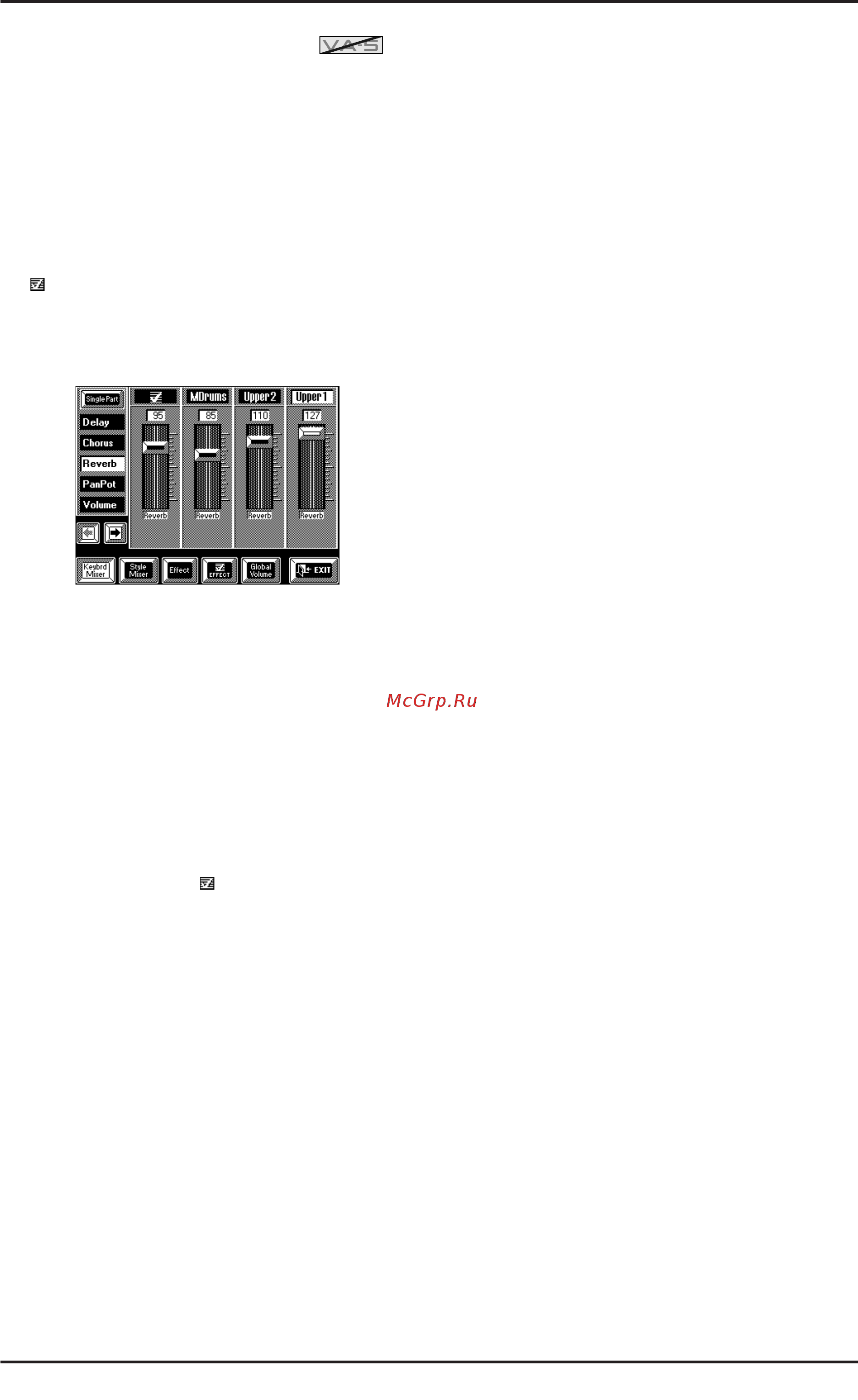 Roland VA-7 [122/257] Эффекты variphrase и audio in