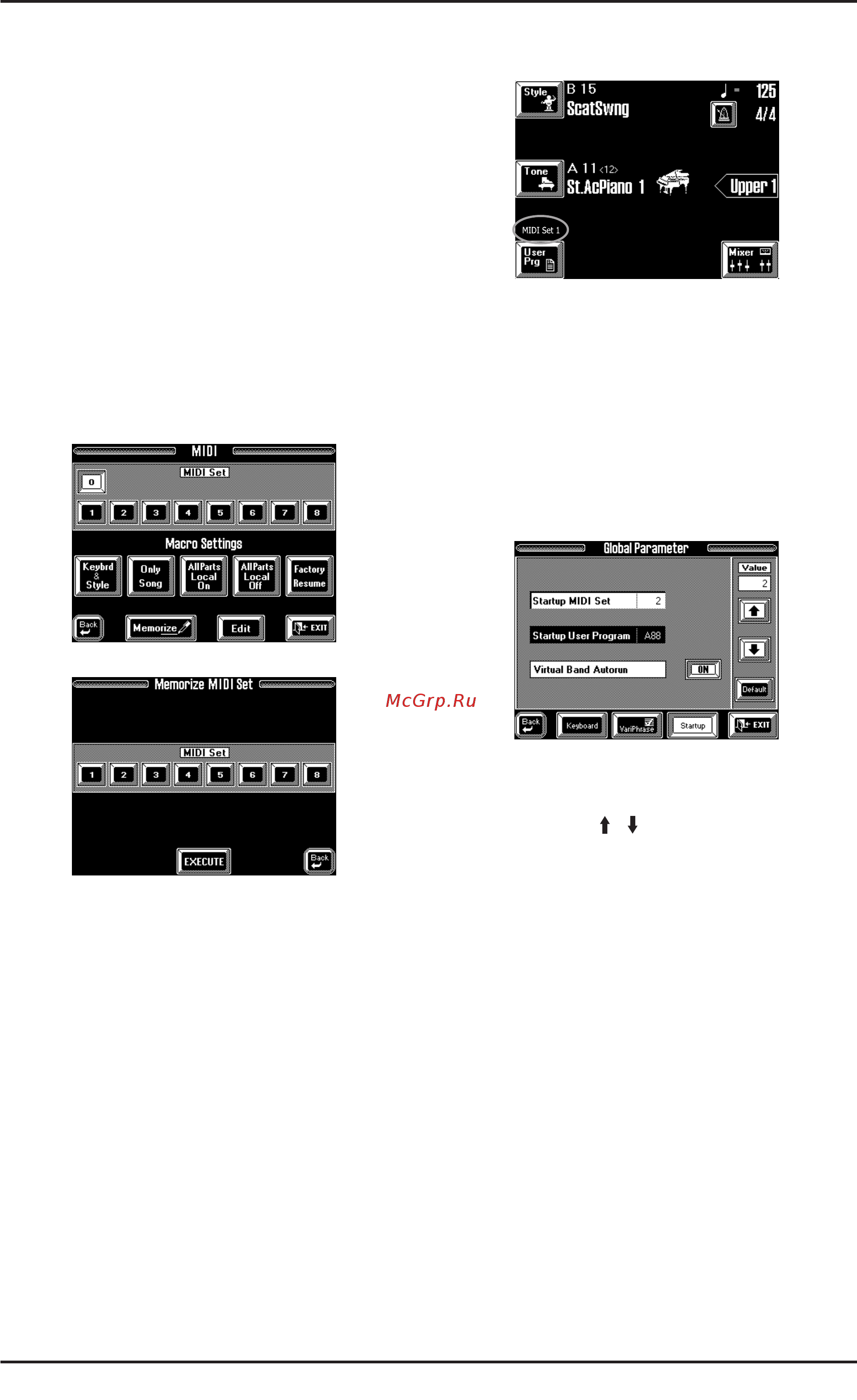 Roland VA-7 [199/257] Нажмите кнопку function menu 2 нажмите на поле disk