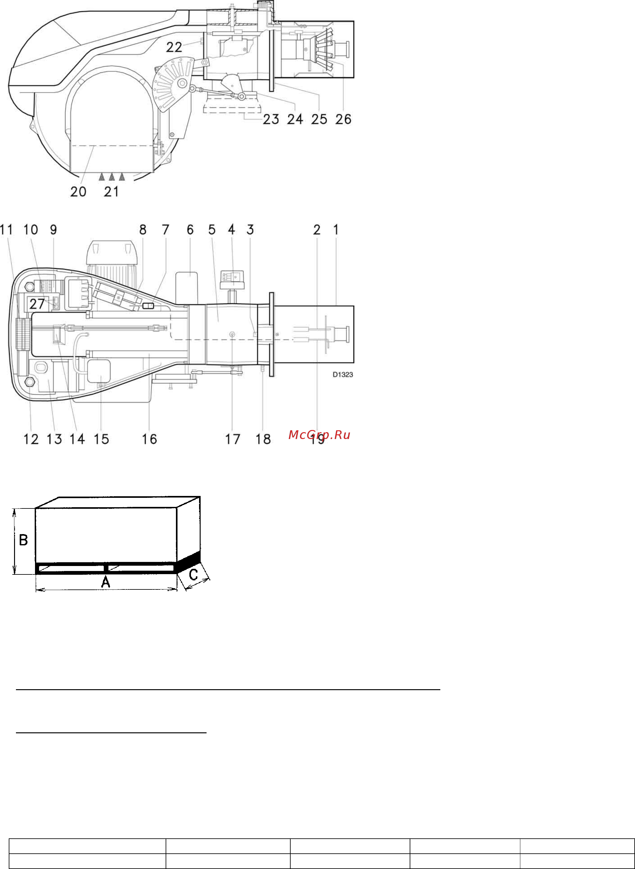 Riello RS 190/M t.c. [4/32] Описание горелки